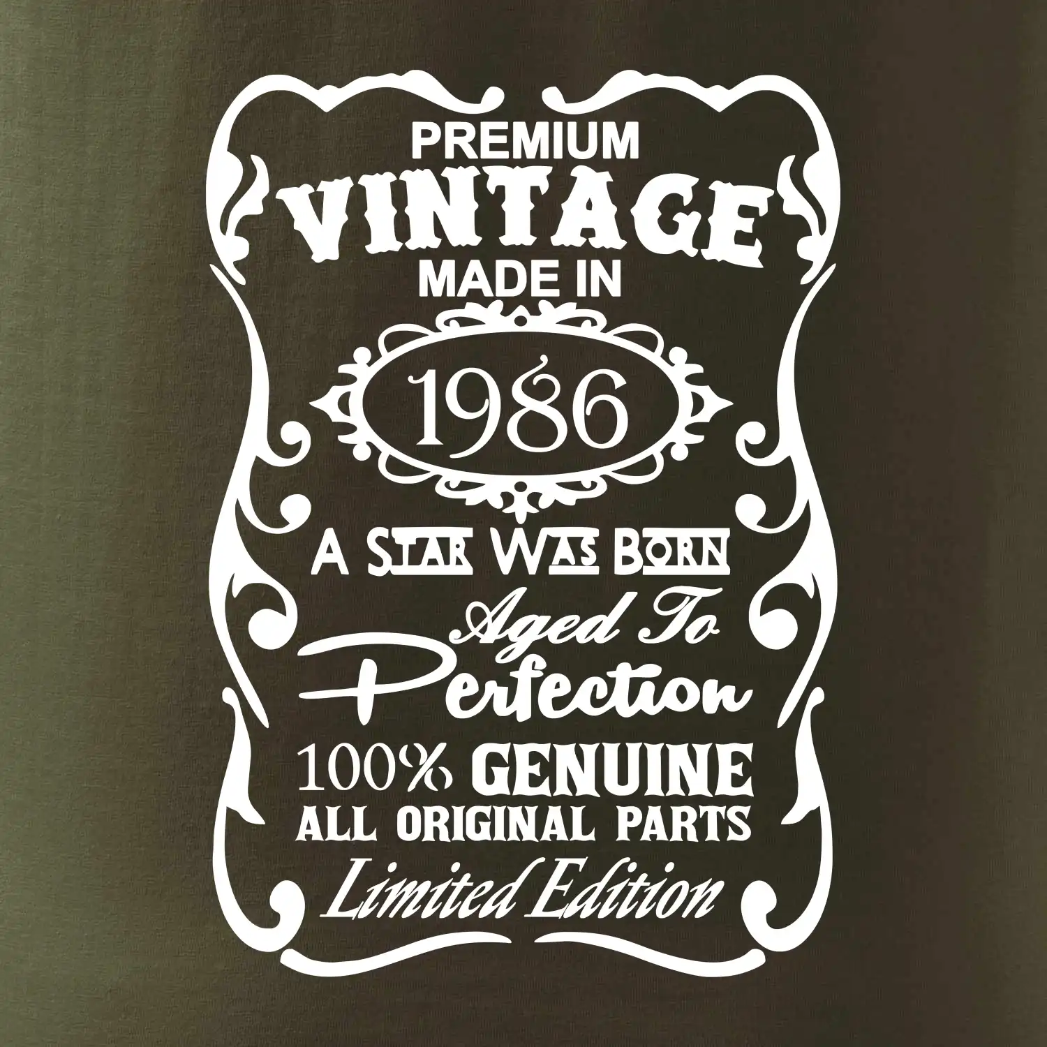 Vintage Etiketa - 1986