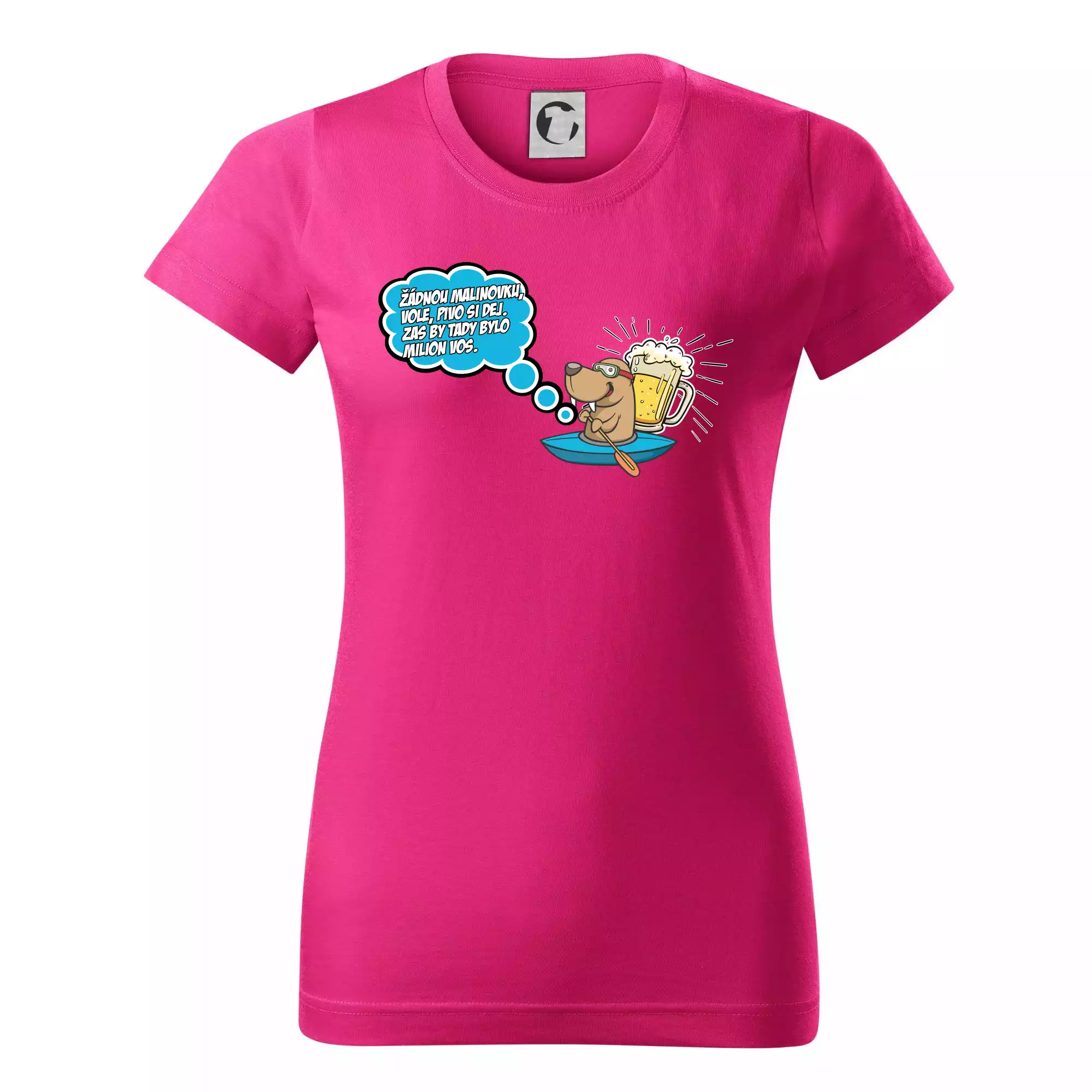 Žádnou malinovku, ale pivo