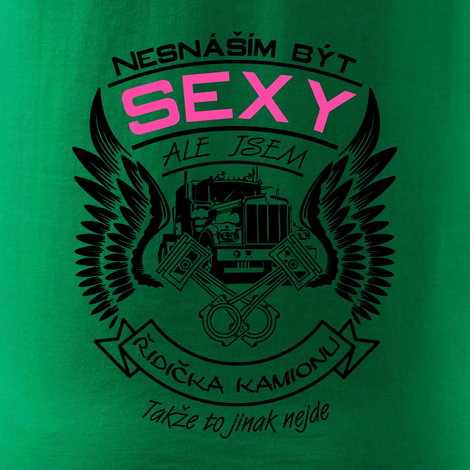 Nesnáším být sexy - kamioňák ( řidička kamionu )