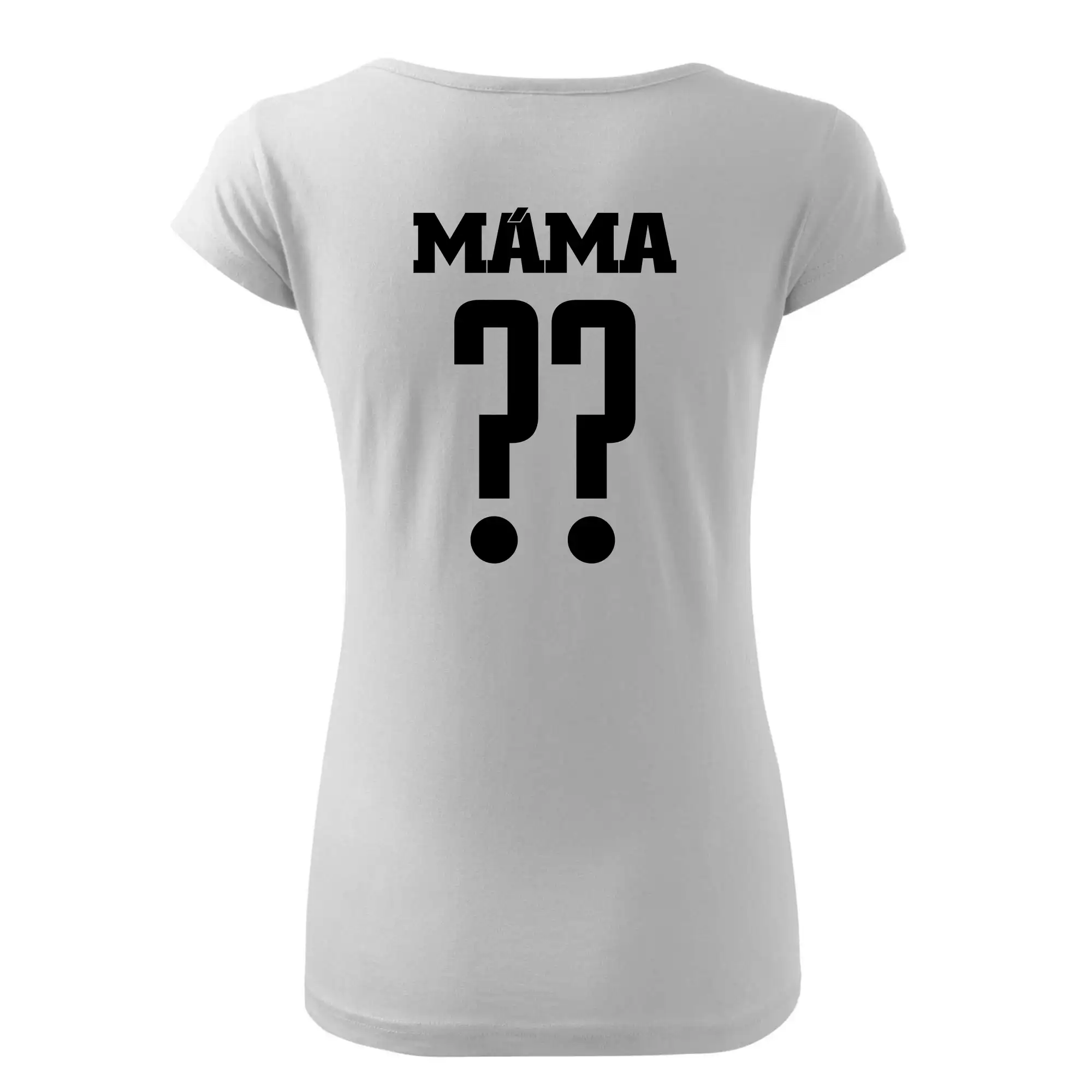 Máma - dres se jménem a číslem