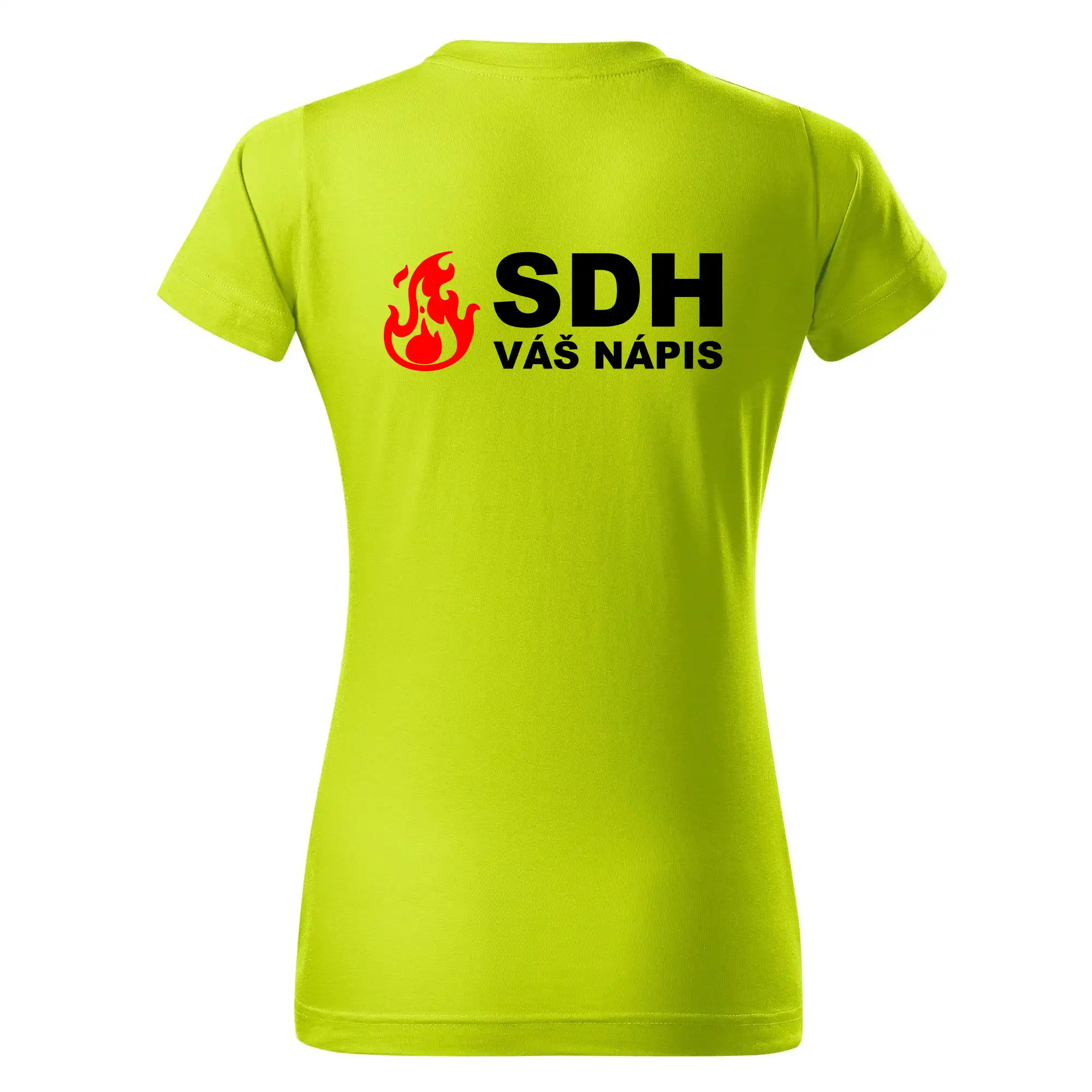 SDH nápis (oheň, firesport, název sboru - vlastní nápis)