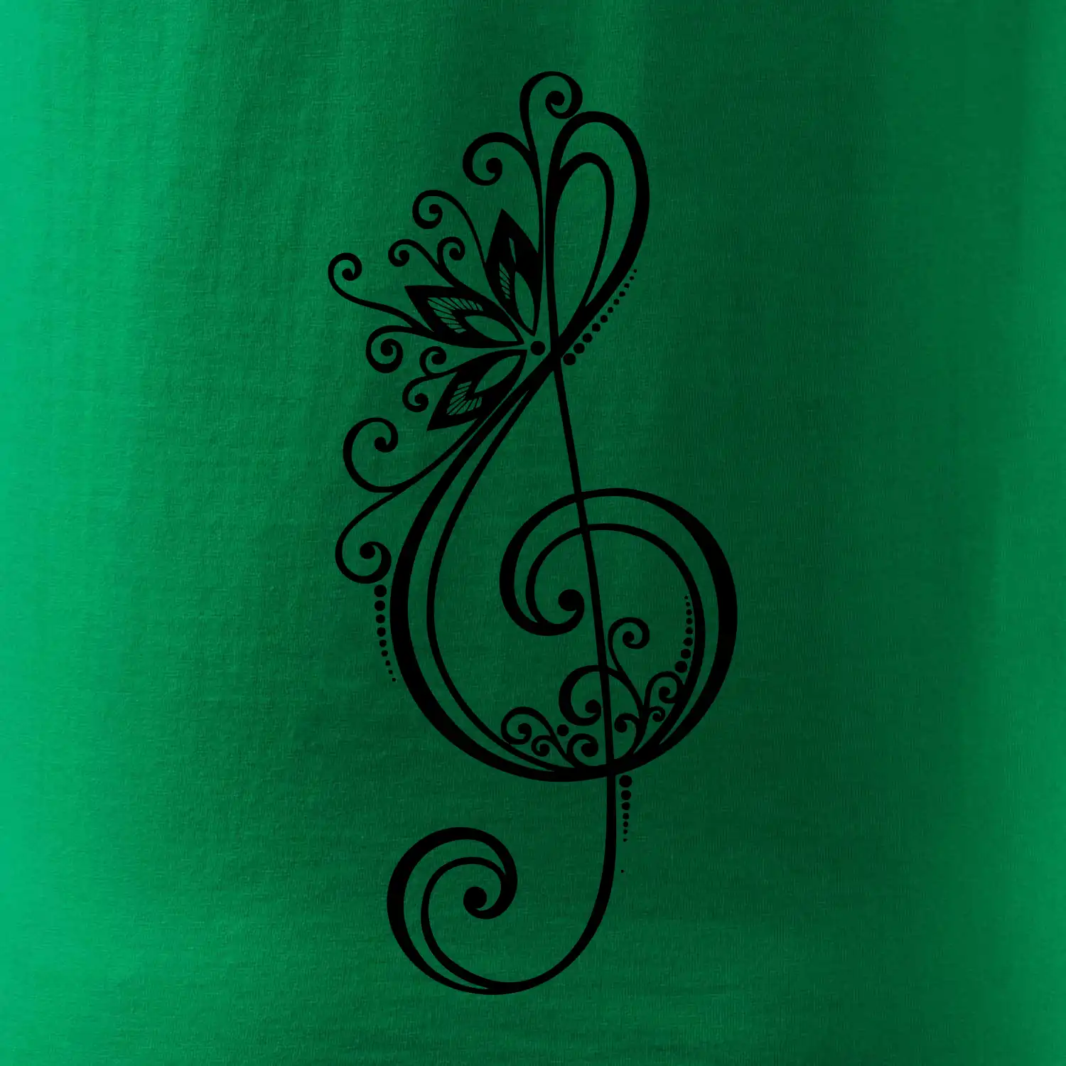 Houslový klíč kytky