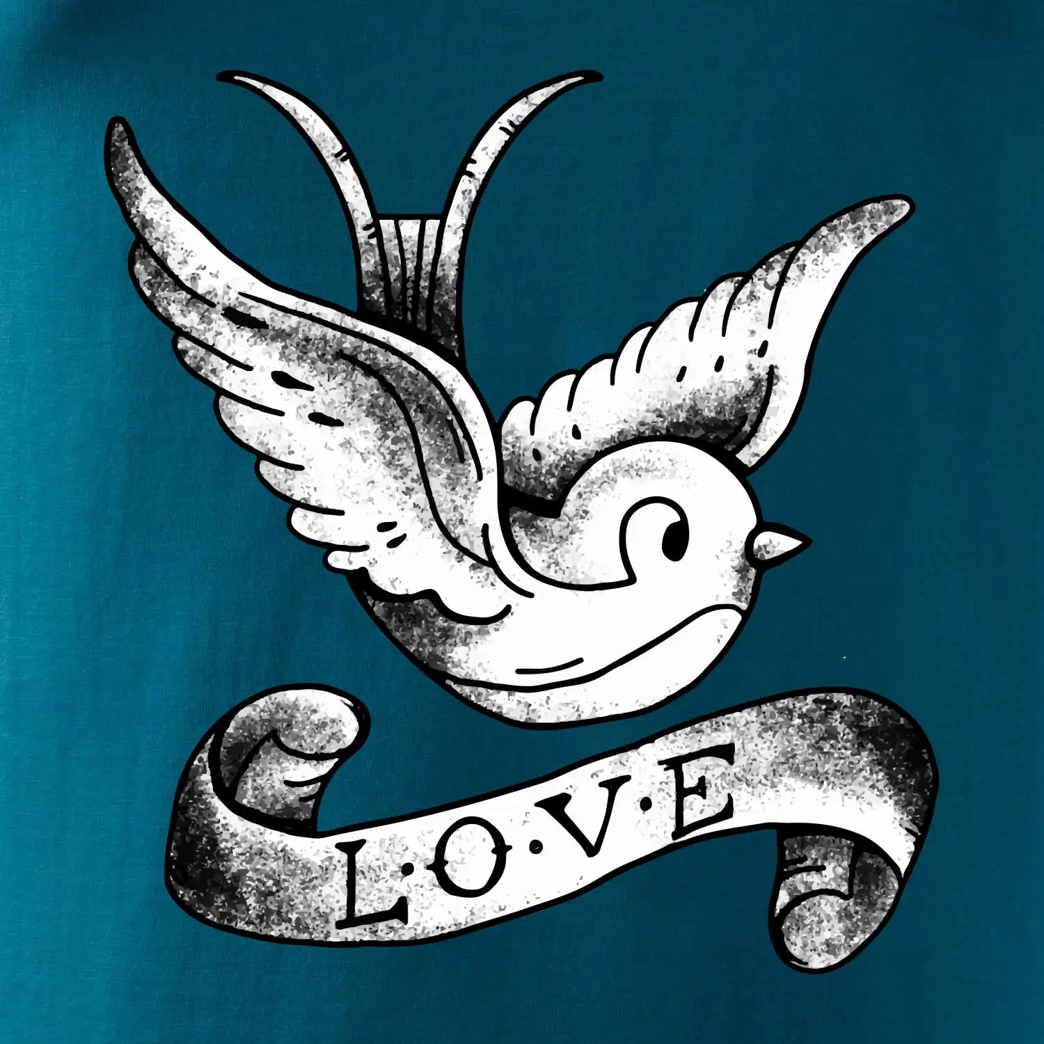 Love holubice - kreslená