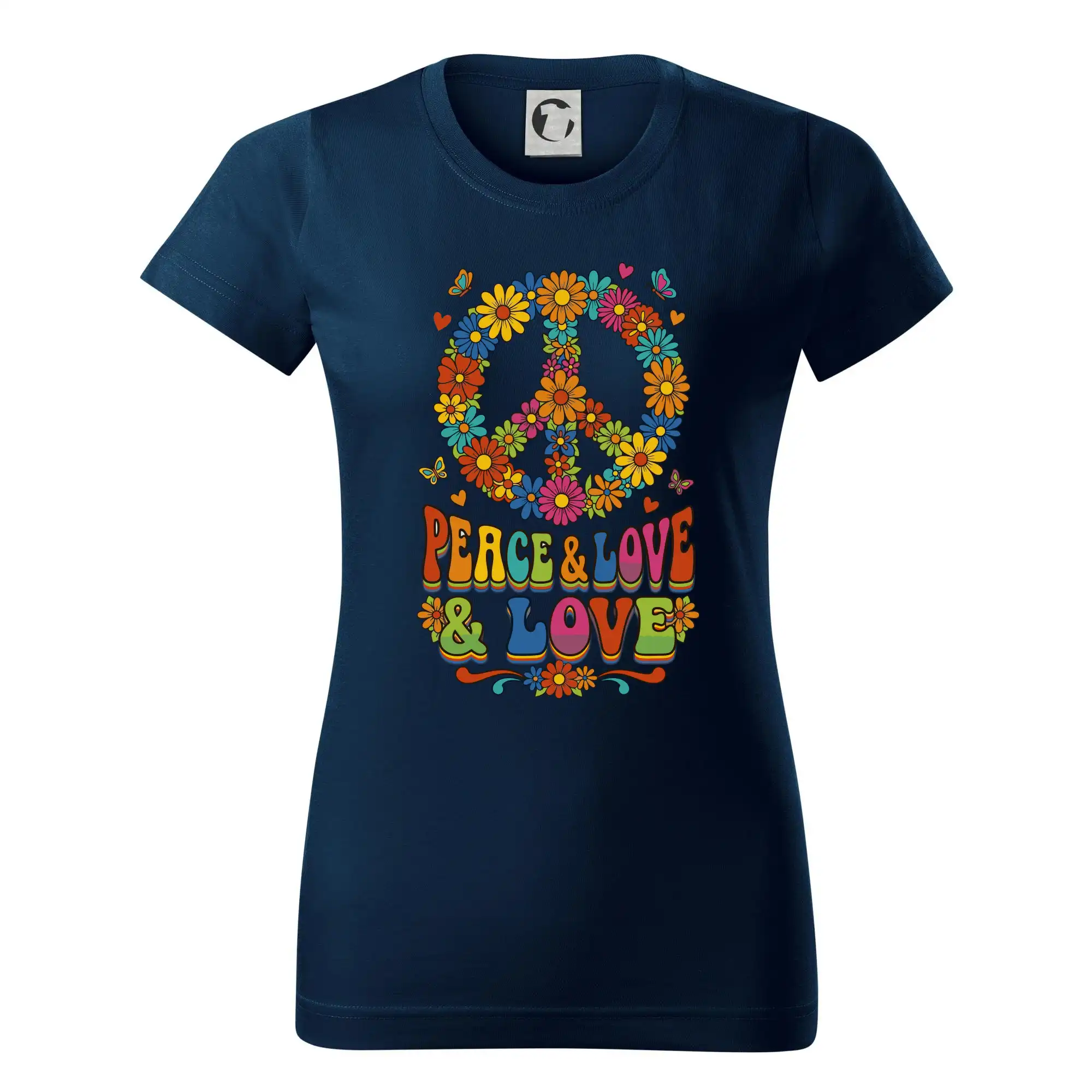 Peace and love - na výšku s květy