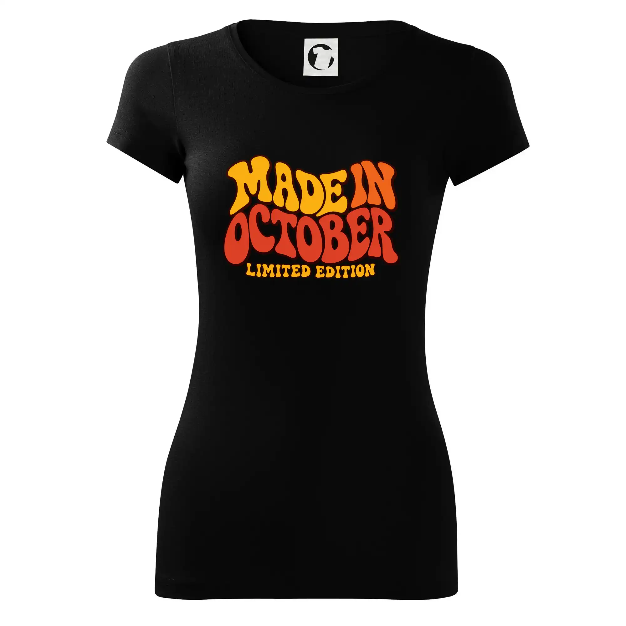 Made in october limited edition retro vlnité písmo