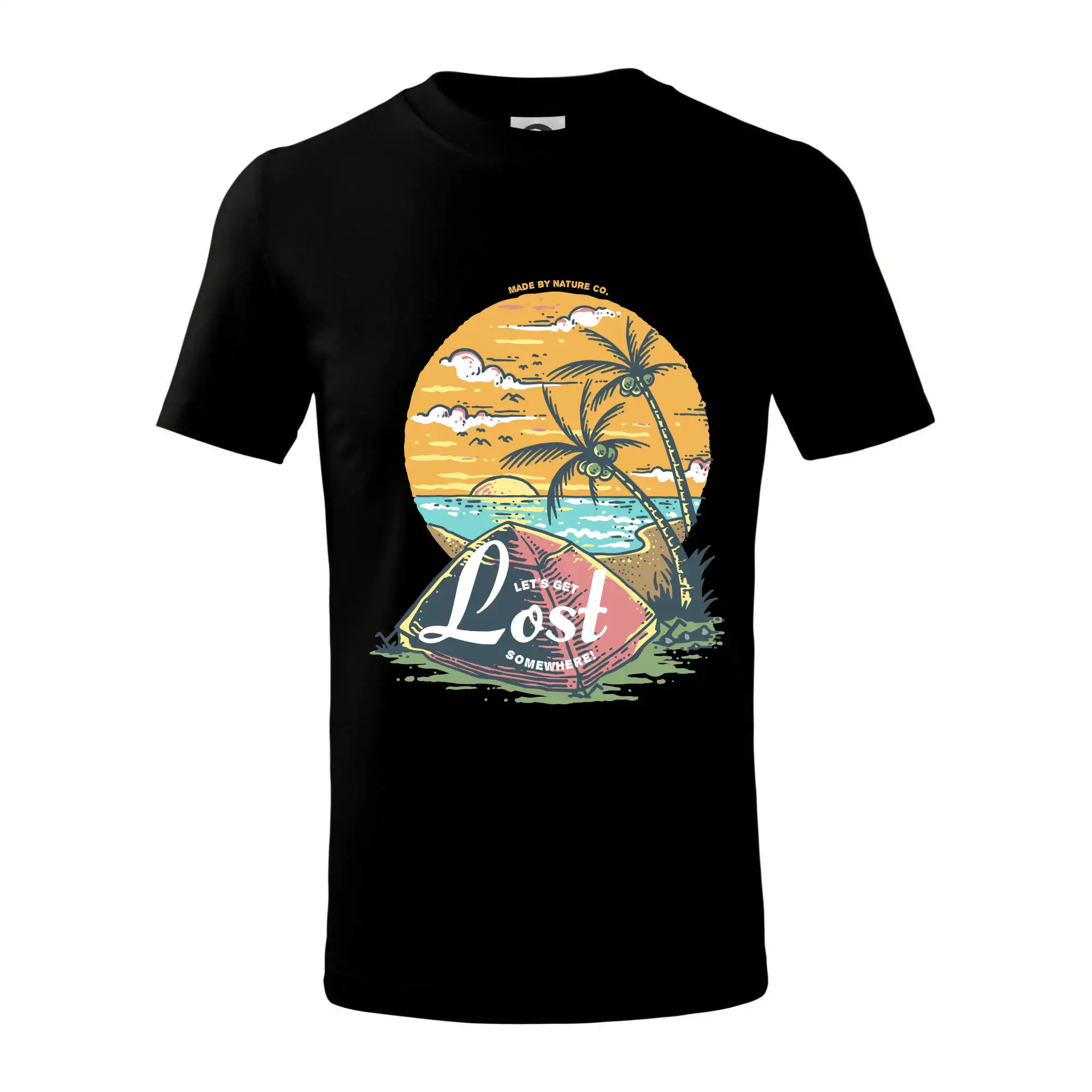 Beach camping get lost somewhere