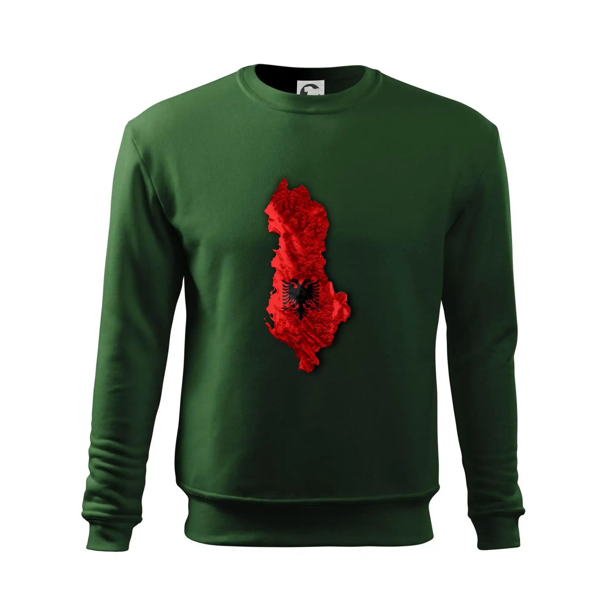 Mapa Albánie reliéf hor