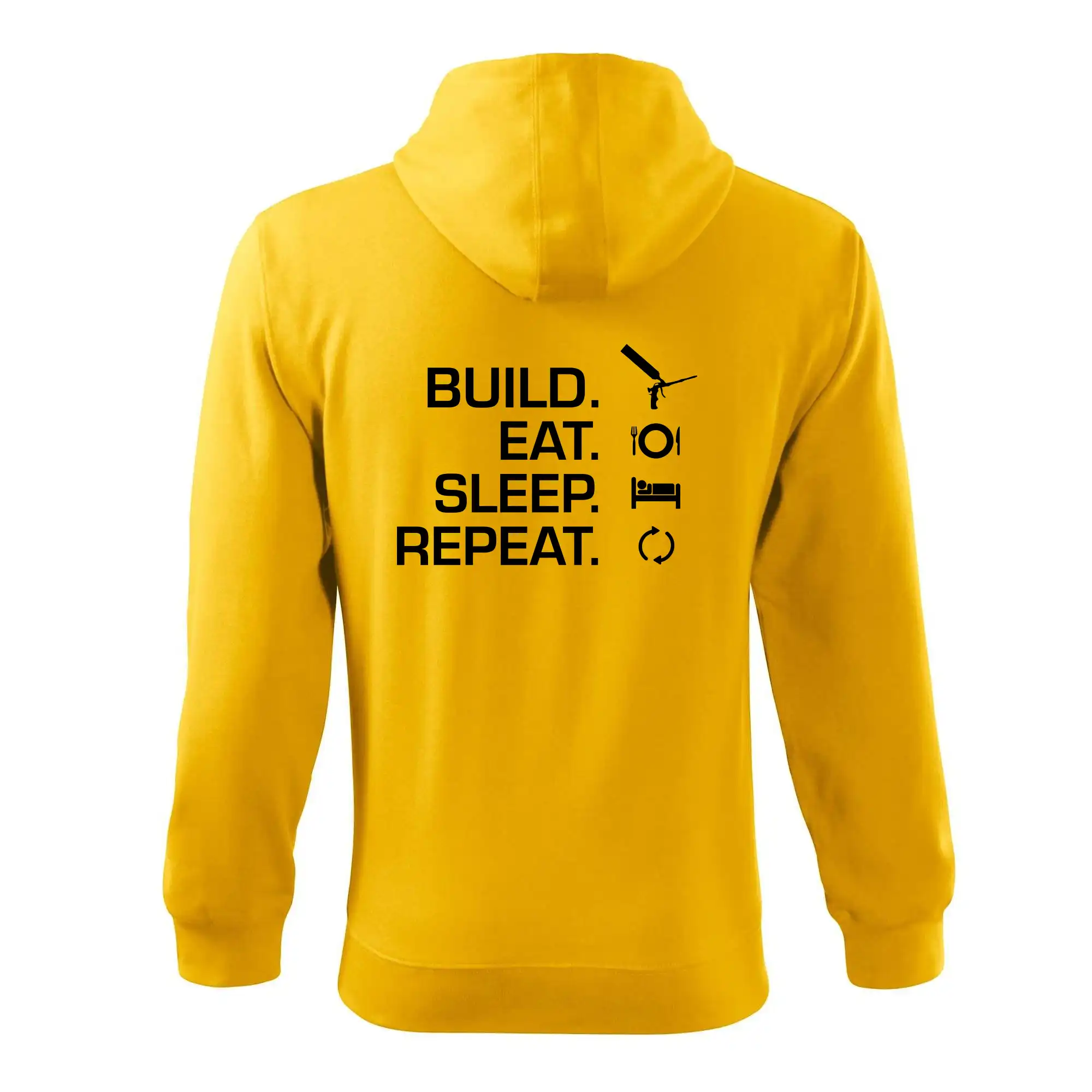 Build eat sleep repeat - montážní pěna
