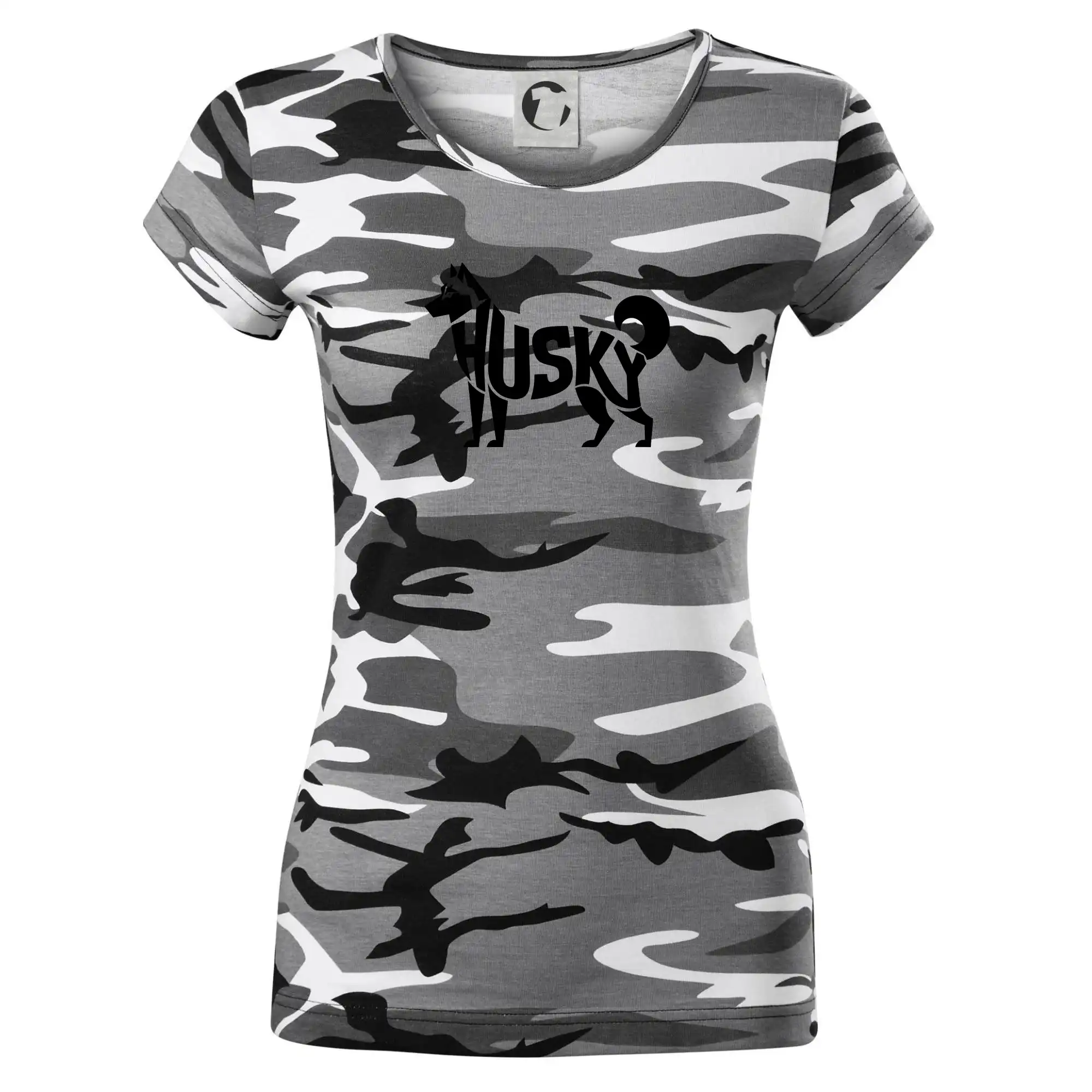 Husky nápis v těle