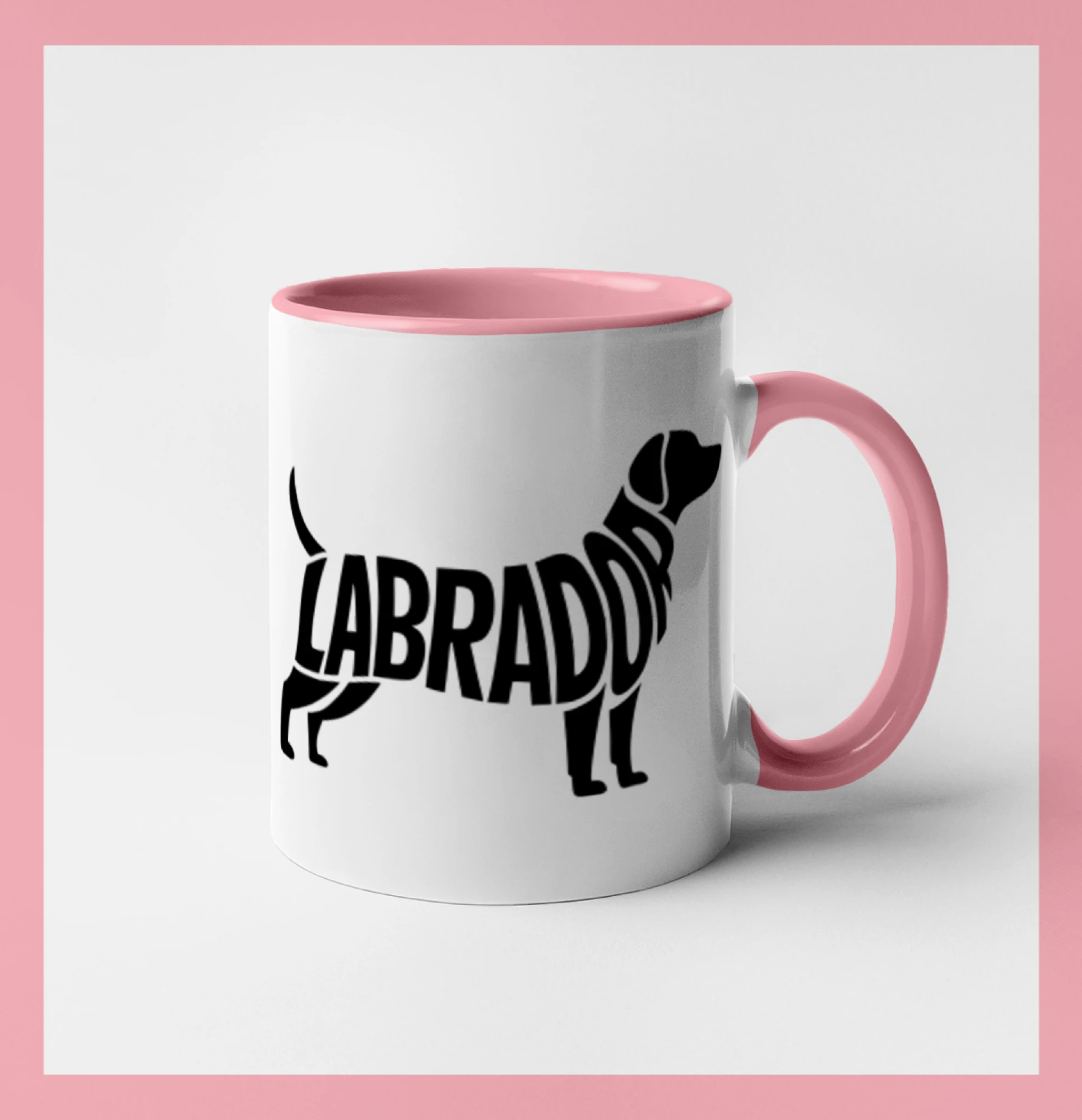 Labrador nápis v těle