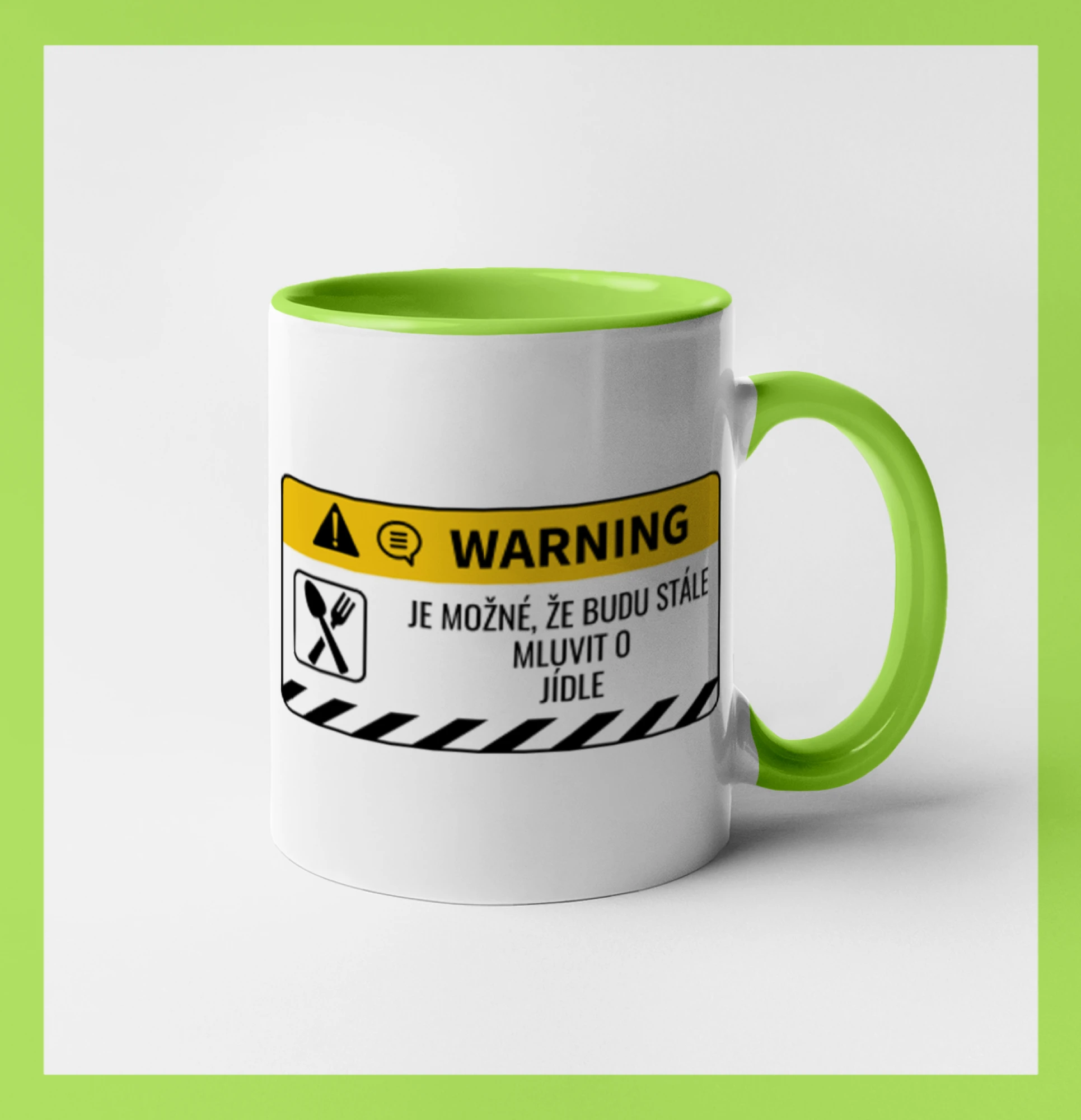 Warning mluvení - Jídlo