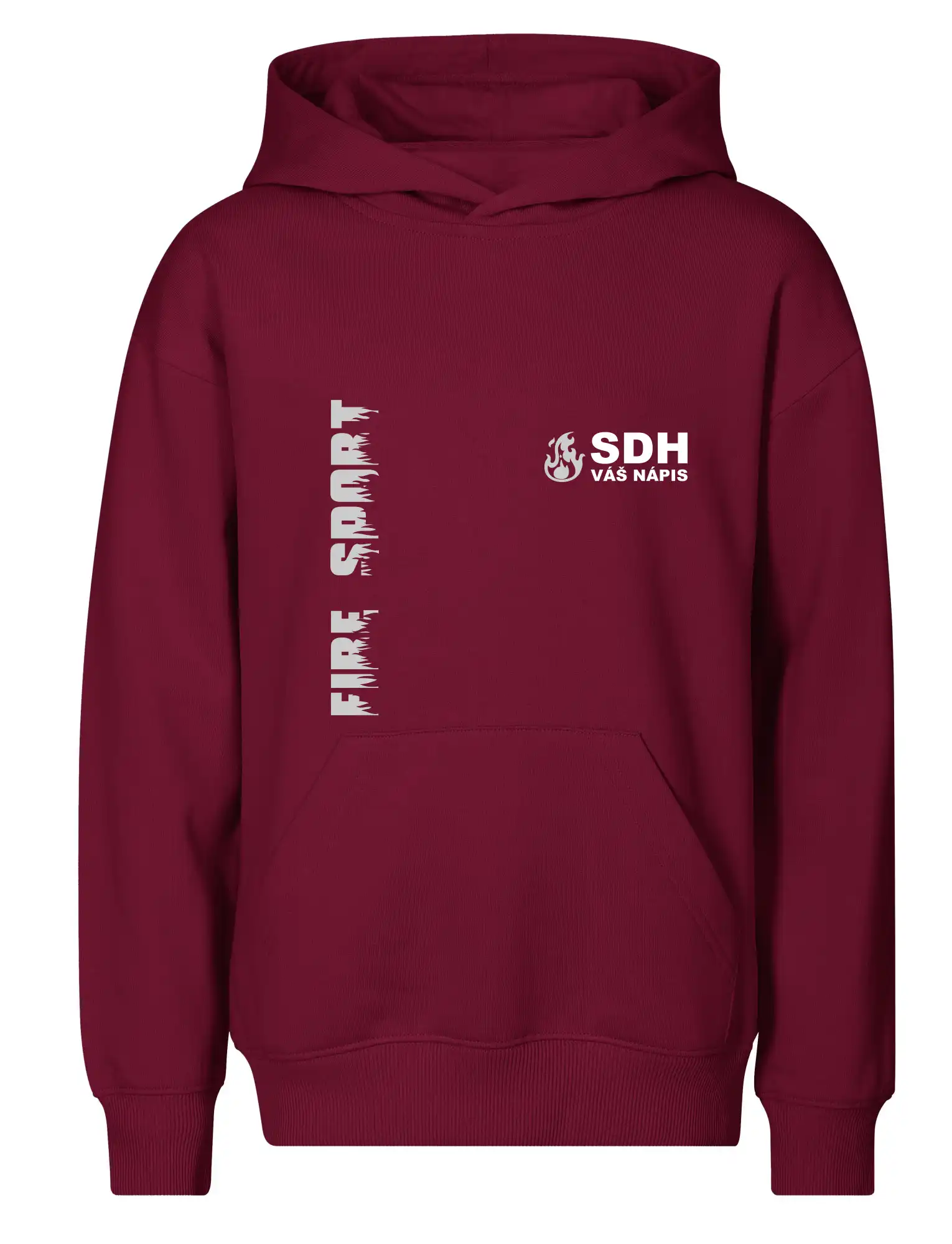 SDH REFLEXNÍ nápis (oheň, firesport, název sboru - vlastní nápis)