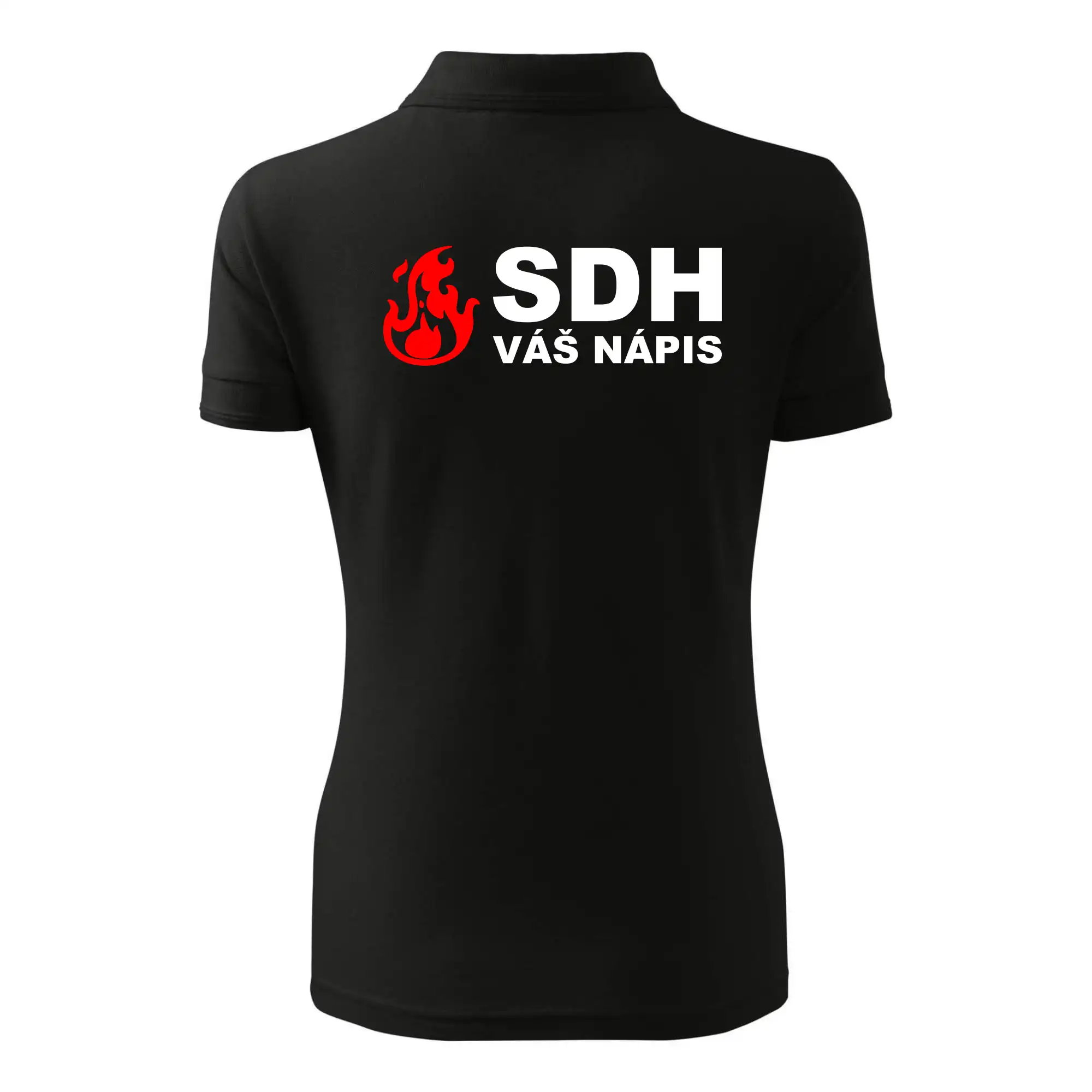 SDH nápis (oheň, firesport, název sboru - vlastní nápis)