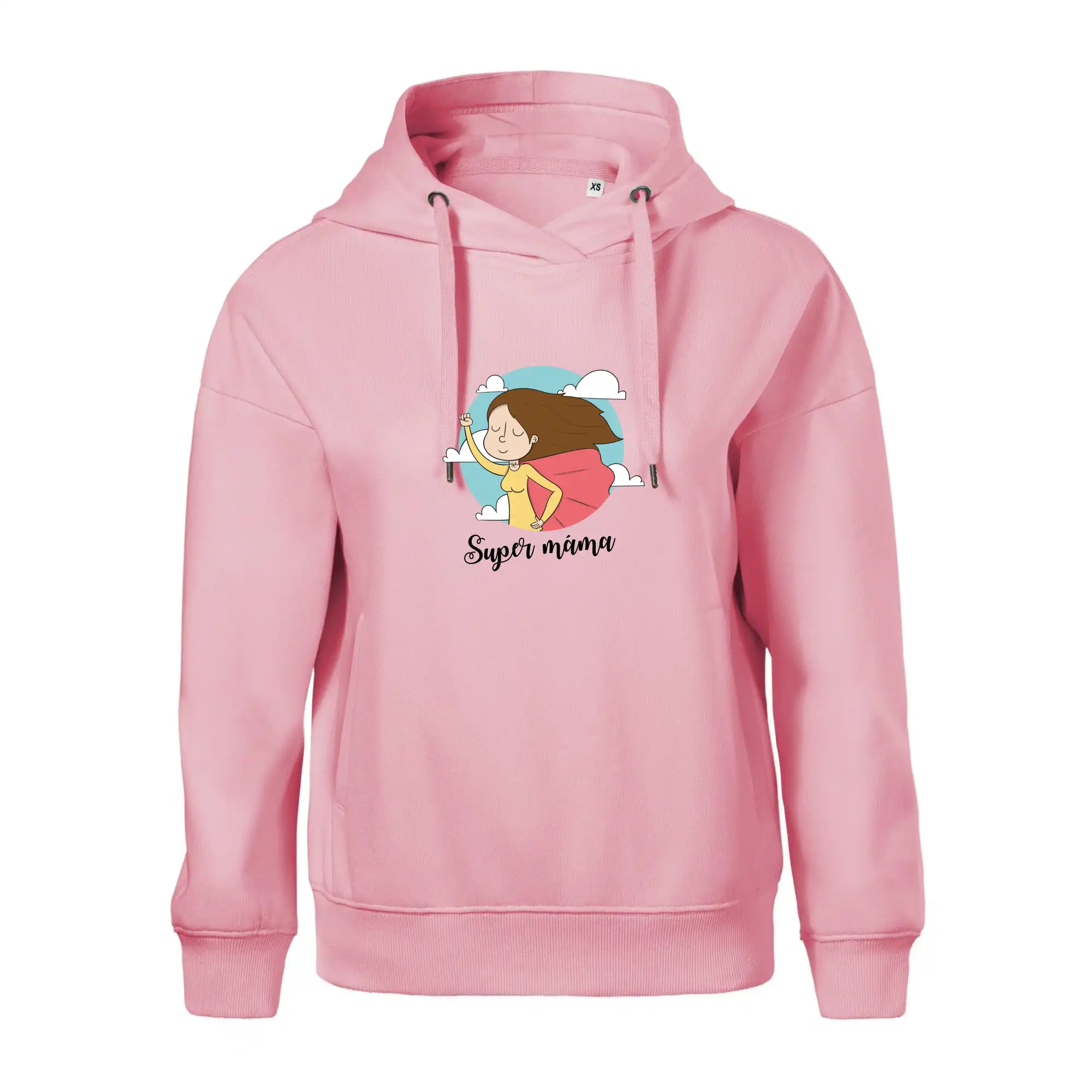 Kreslený obrázek Super máma