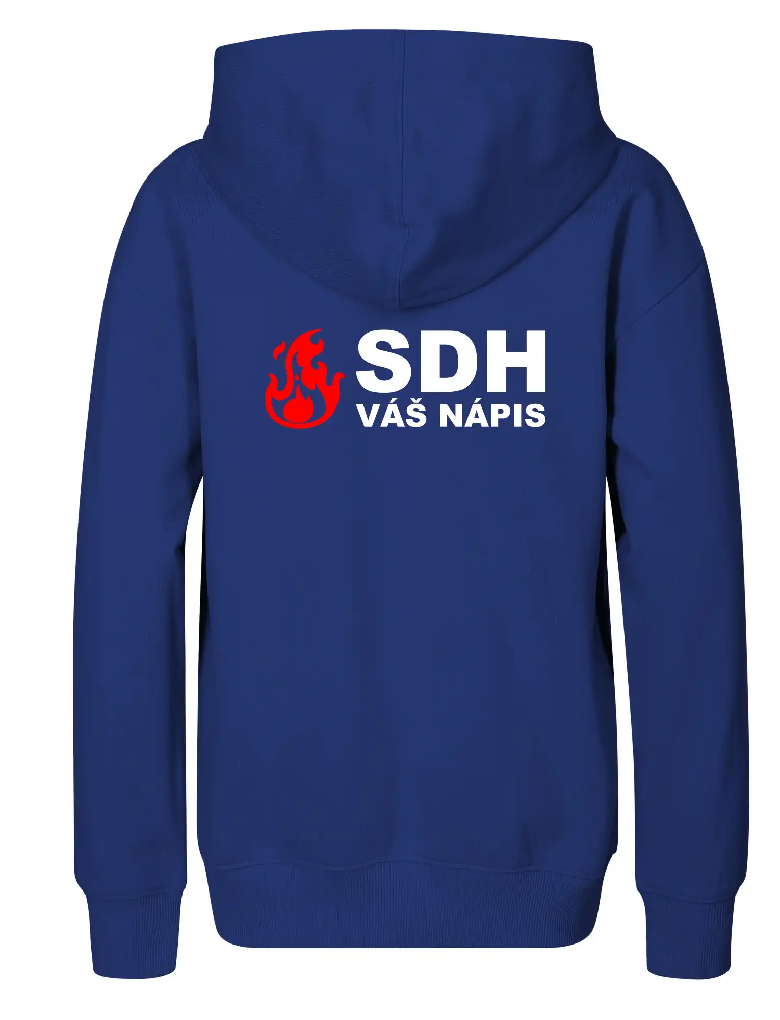 SDH nápis (oheň, název sboru - vlastní nápis)