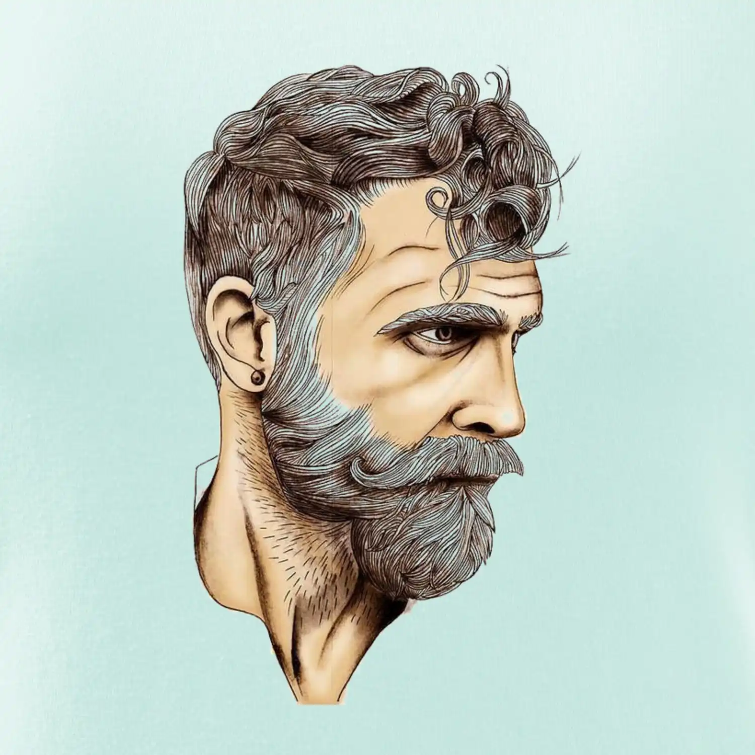 Mustache man