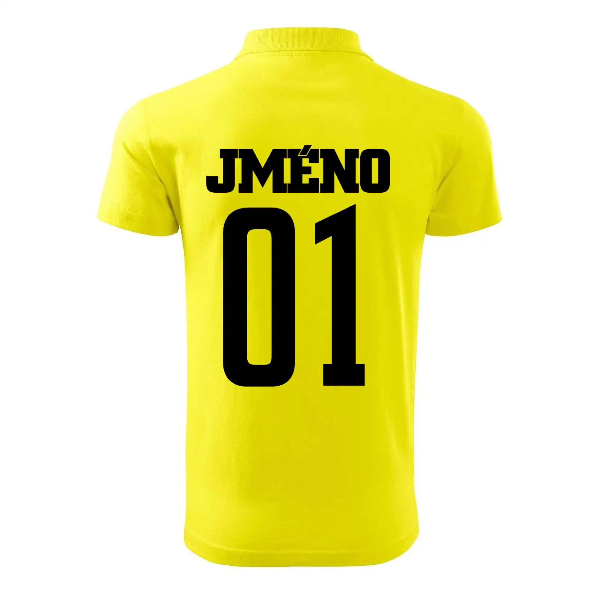 Fotbalový dres - vlastní jméno a číslo