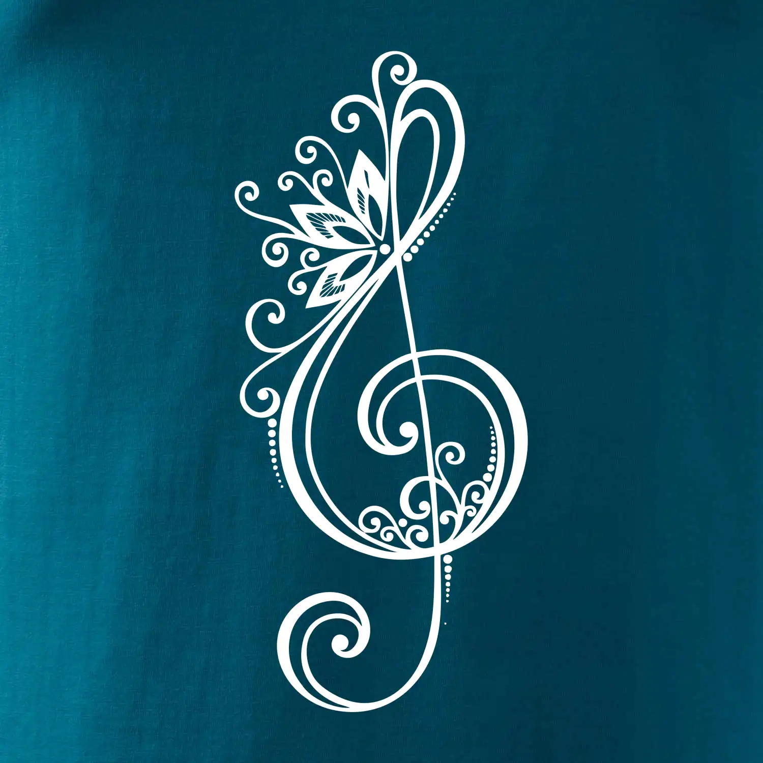 Houslový klíč kytky