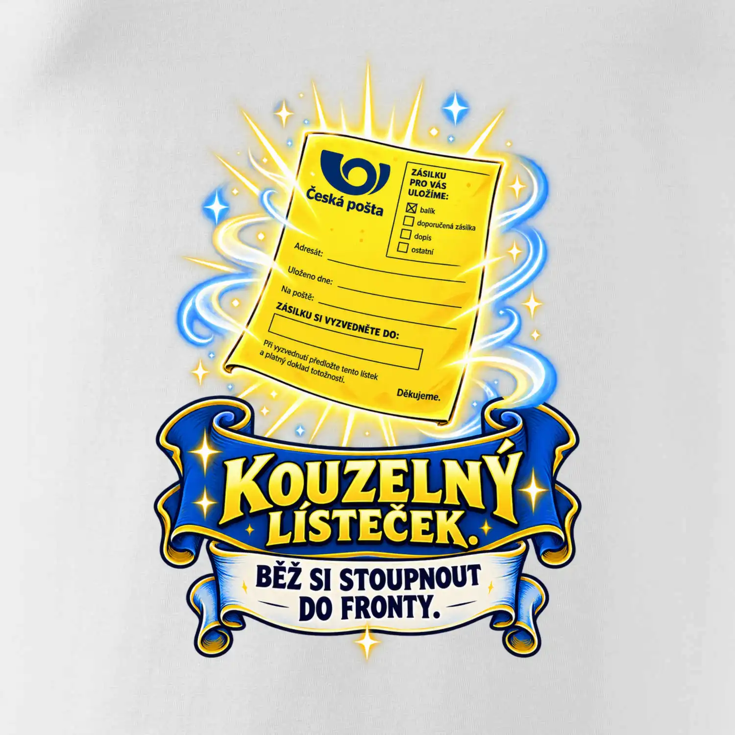 Kouzelný lísteček z pošty