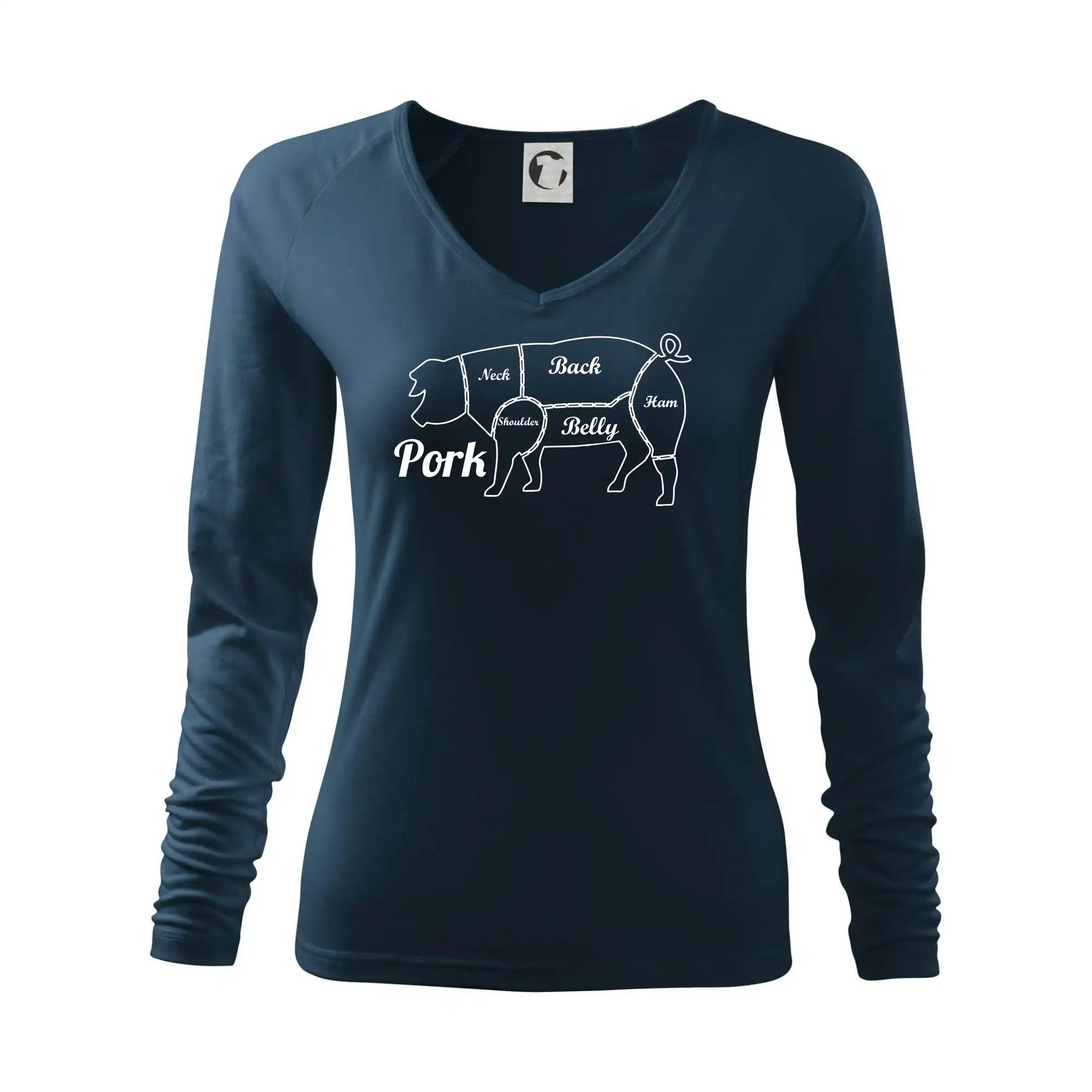 Prase nákres rozřezání