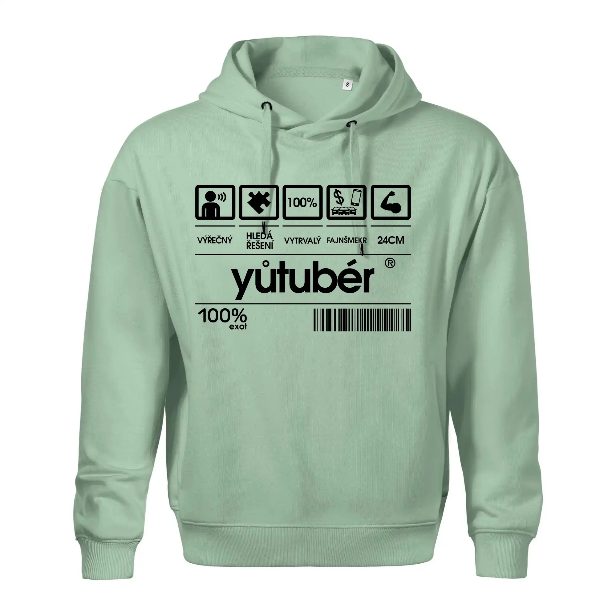 Čárový kód - youtuber