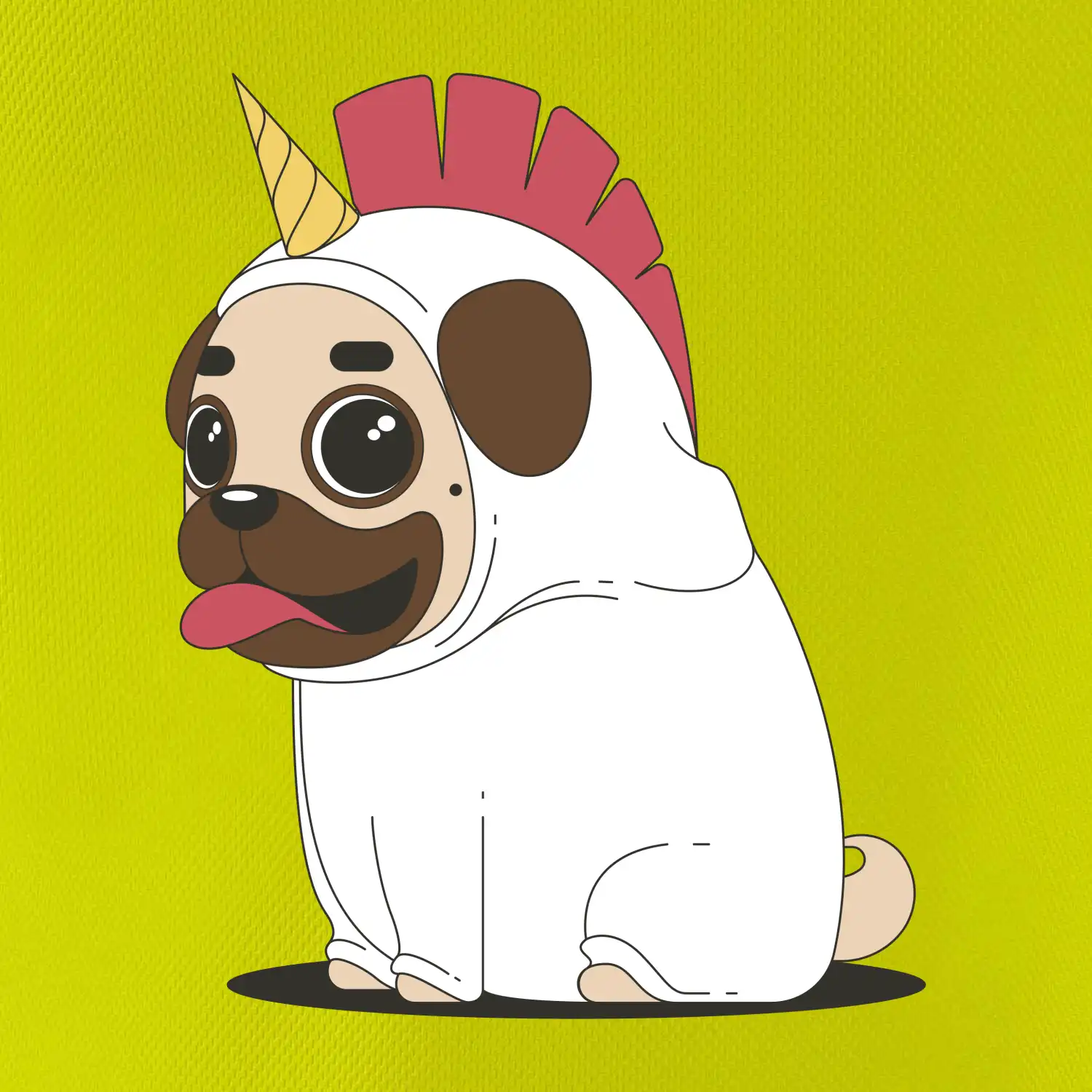 Mops a jednorožec