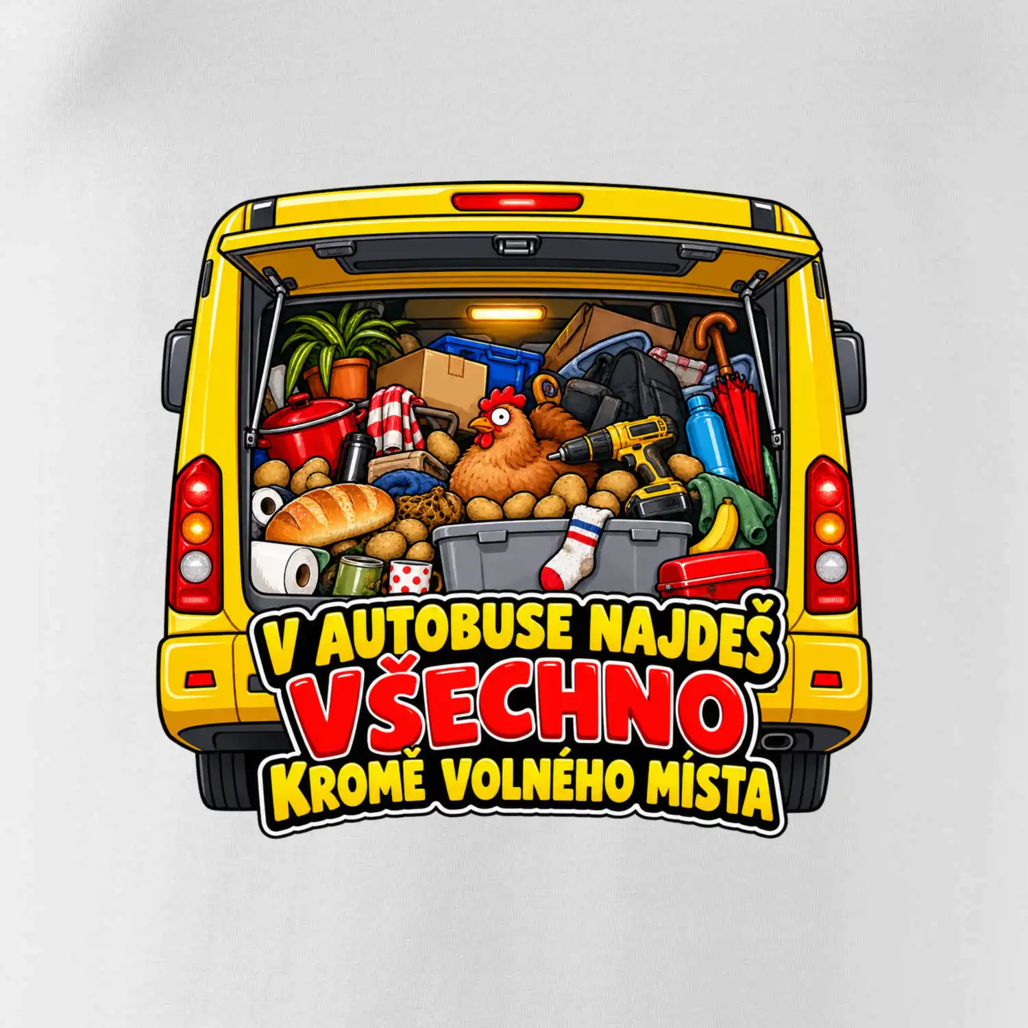 V autobuse najdeš všechno kromě volného místa