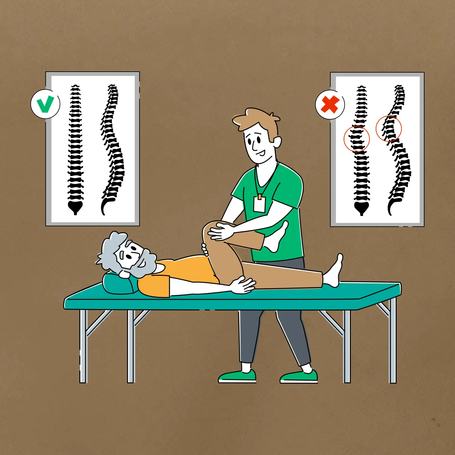 Fyziologické zakřivení páteře