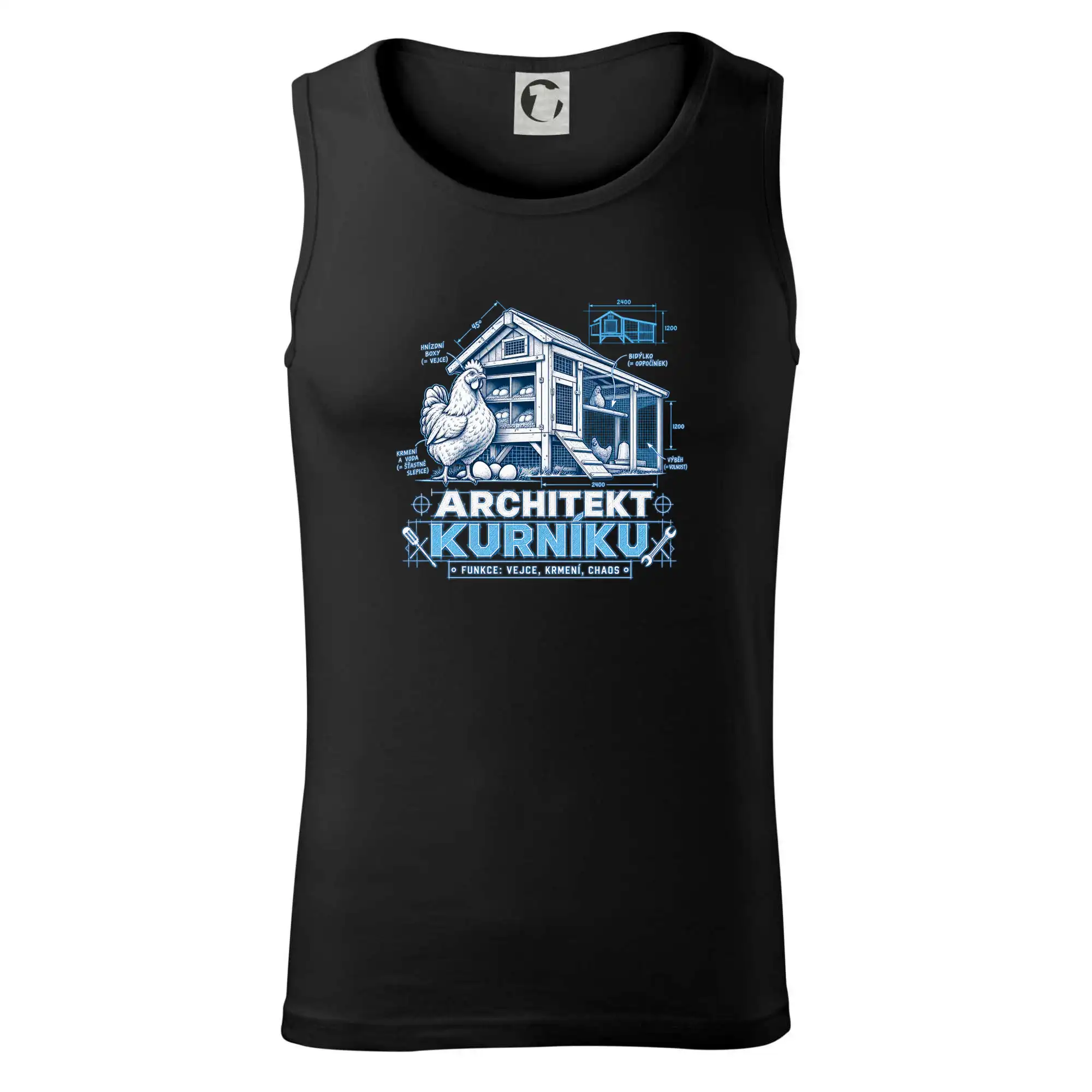 Architekt kurníku technický výkres