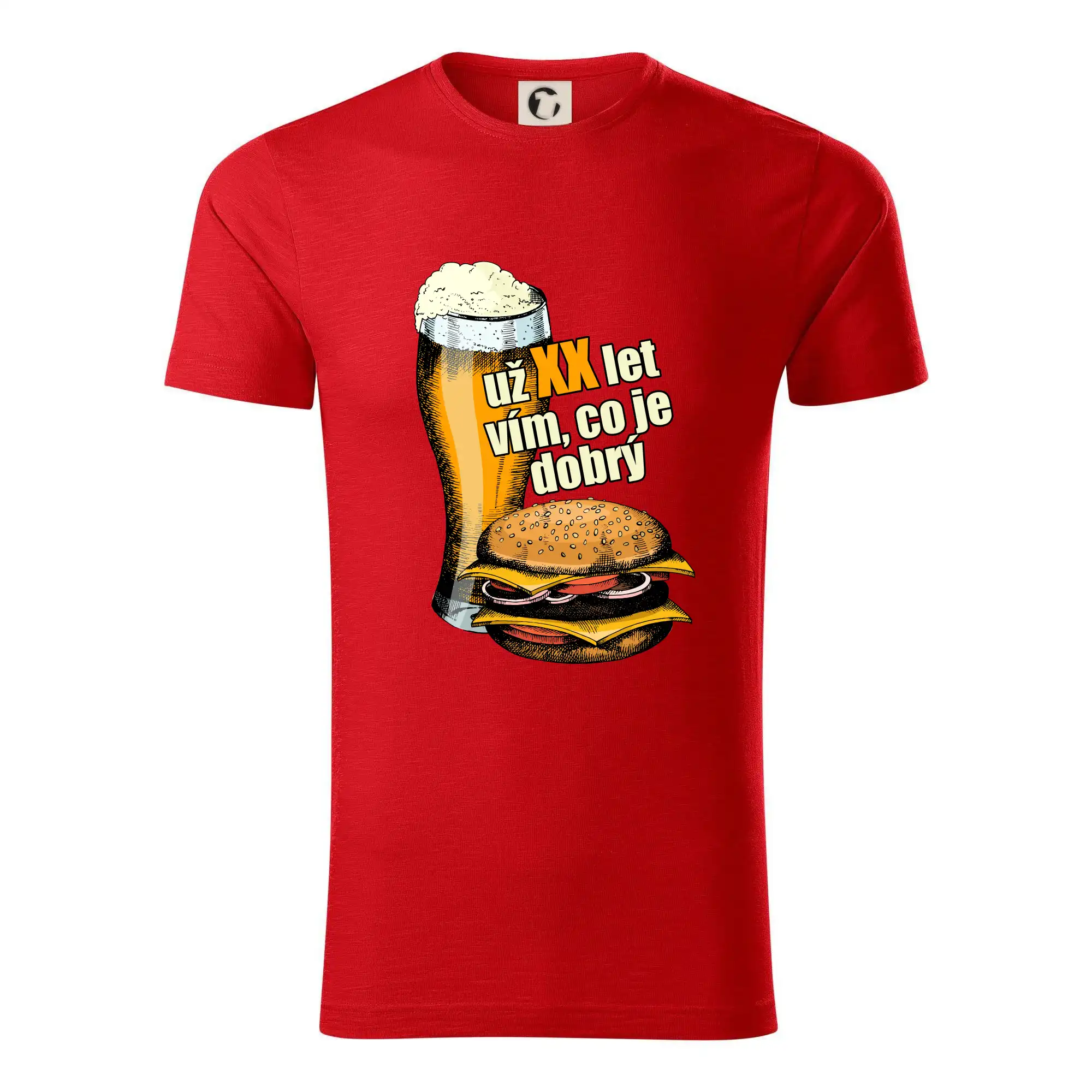 Pivo a burger vím co je dobrý