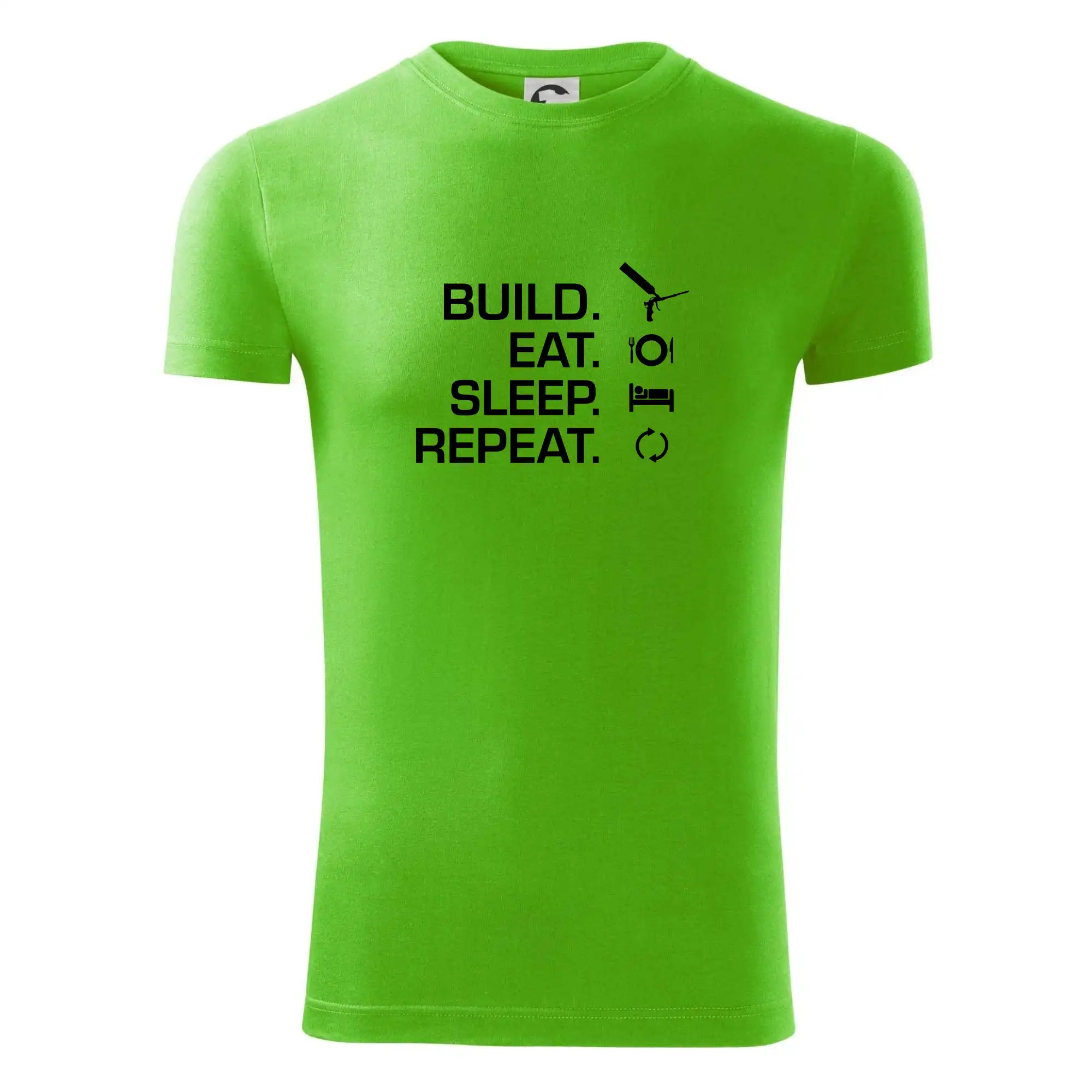 Build eat sleep repeat - montážní pěna