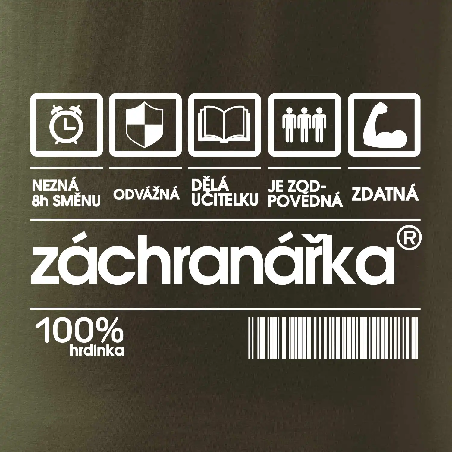 Čárový kód záchranářka