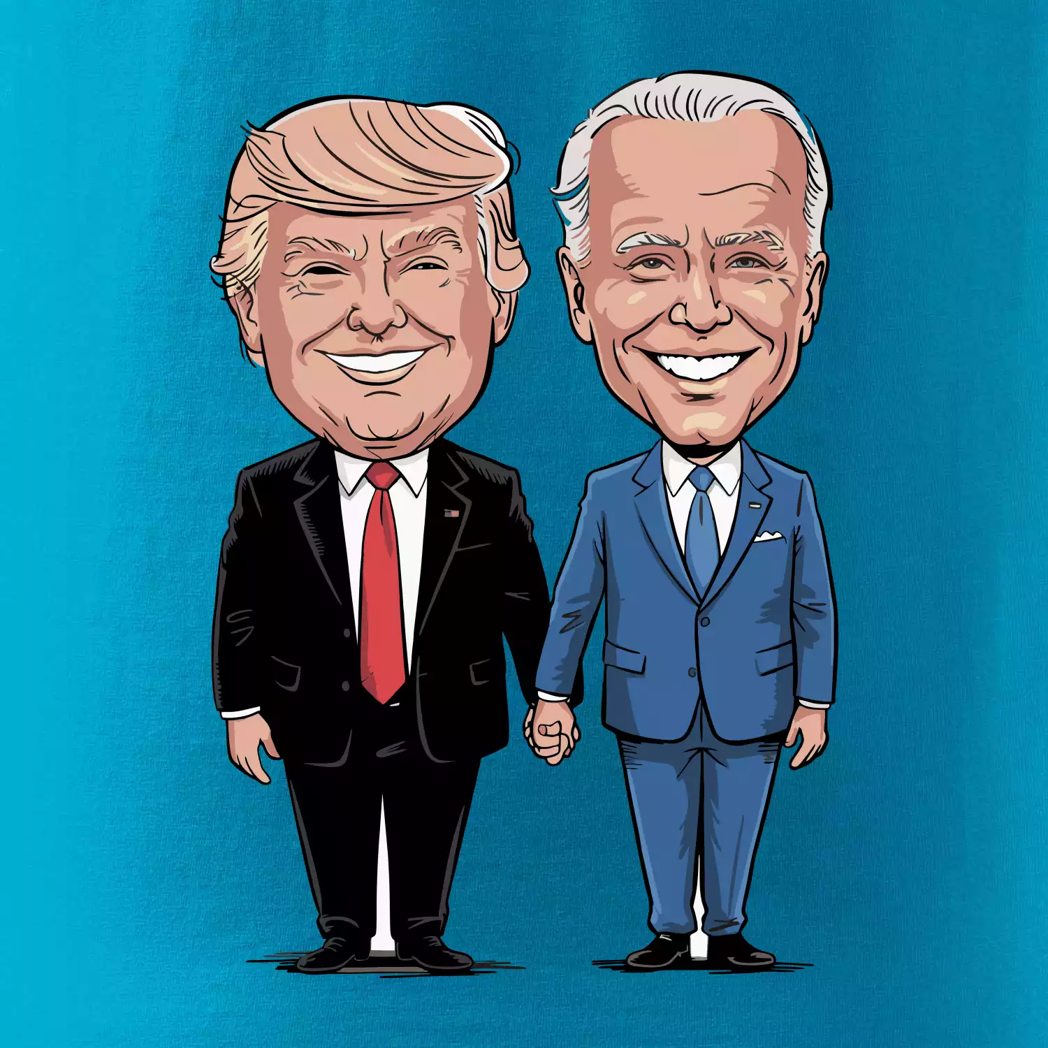 Trump a Biden - velký kamarádi