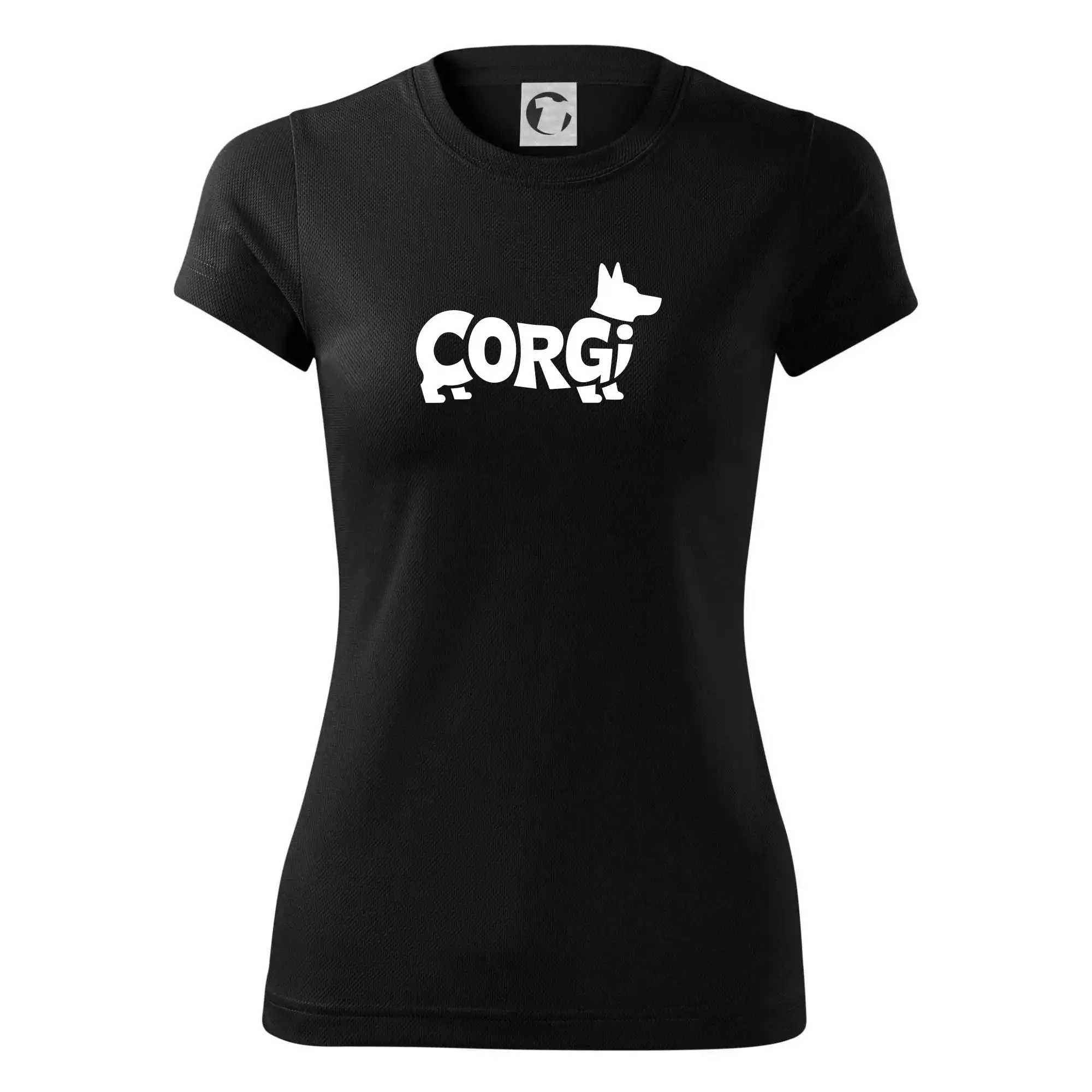 Corgi nápis v těle