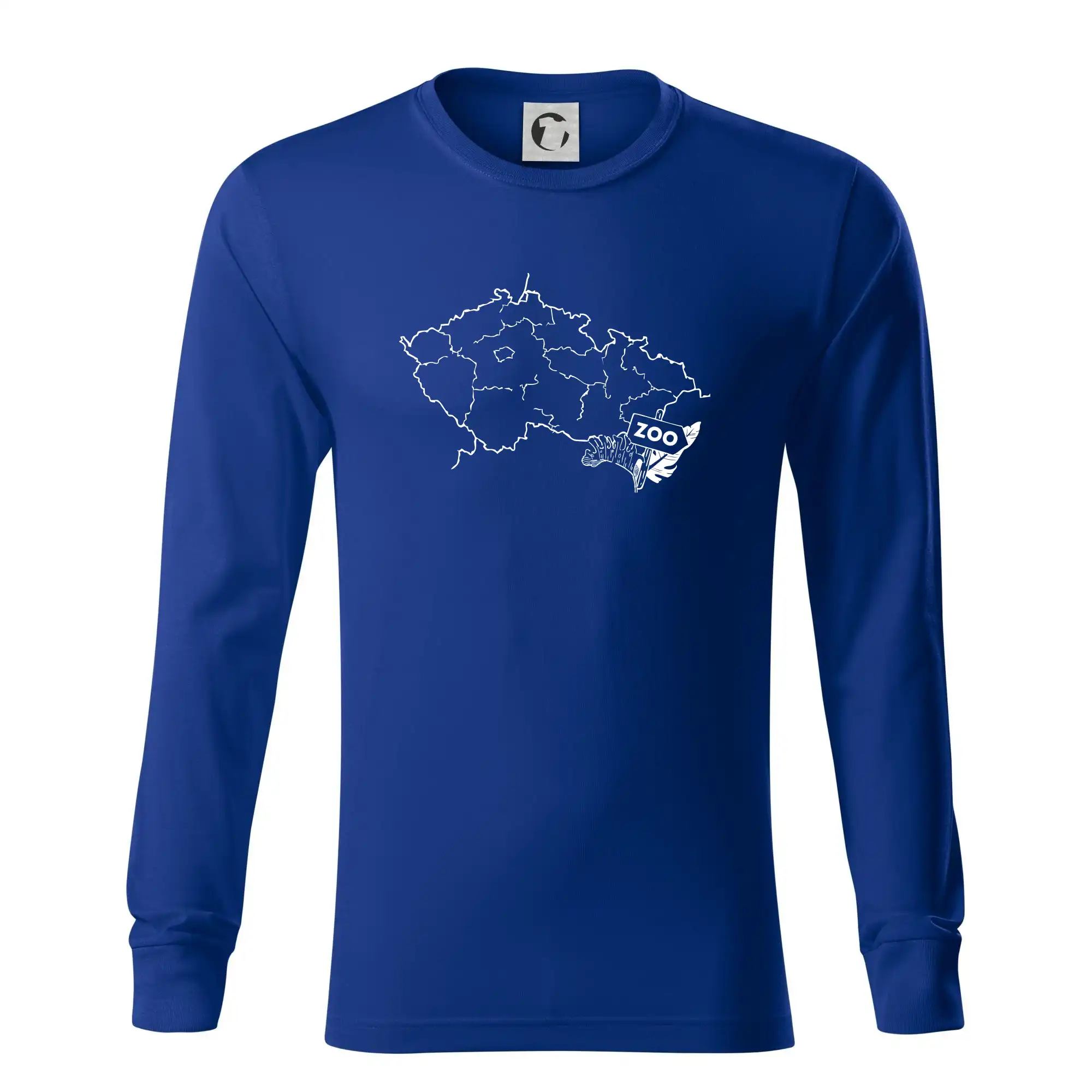 Tričko s mapou + ZOO nažehlovačky