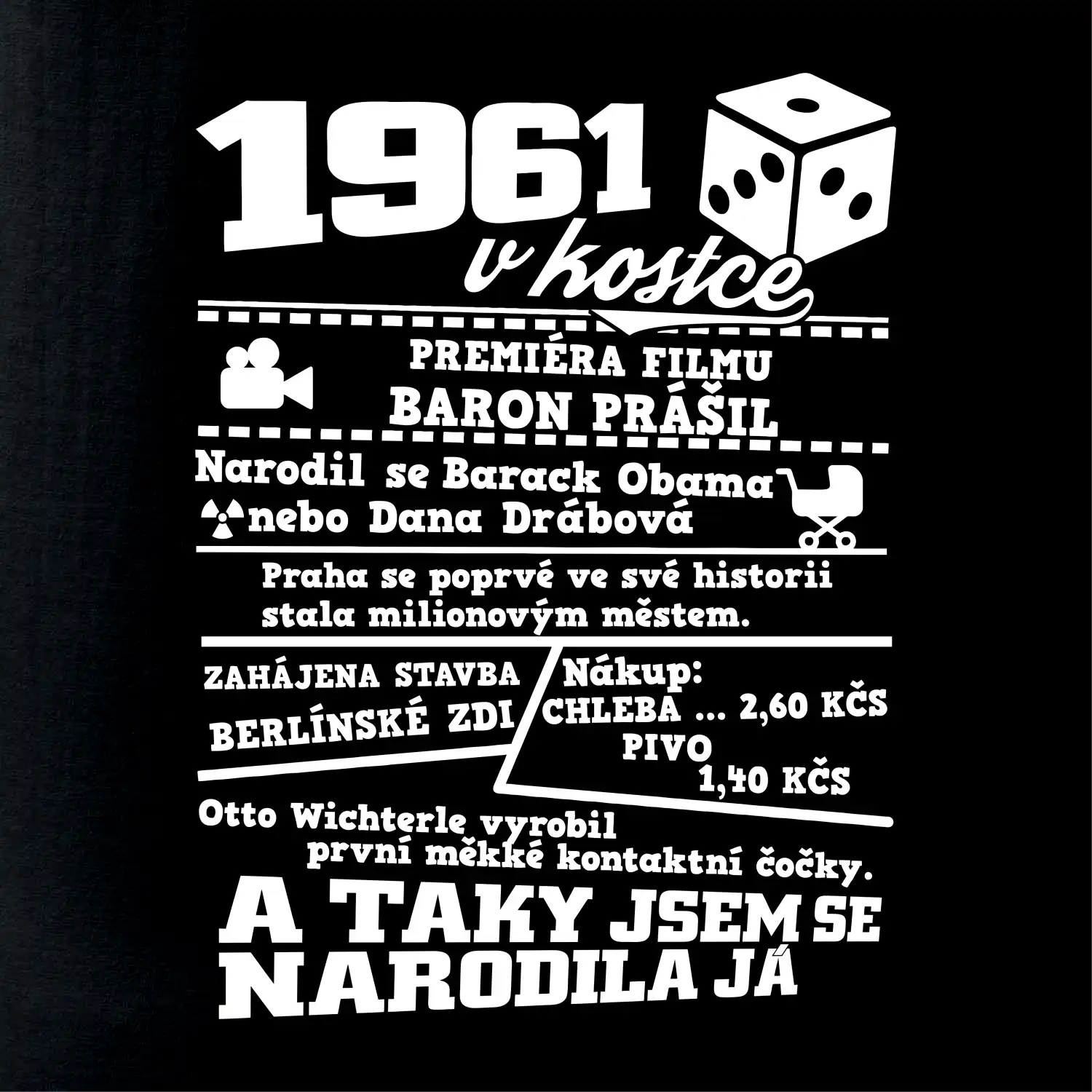 1961 v kostce