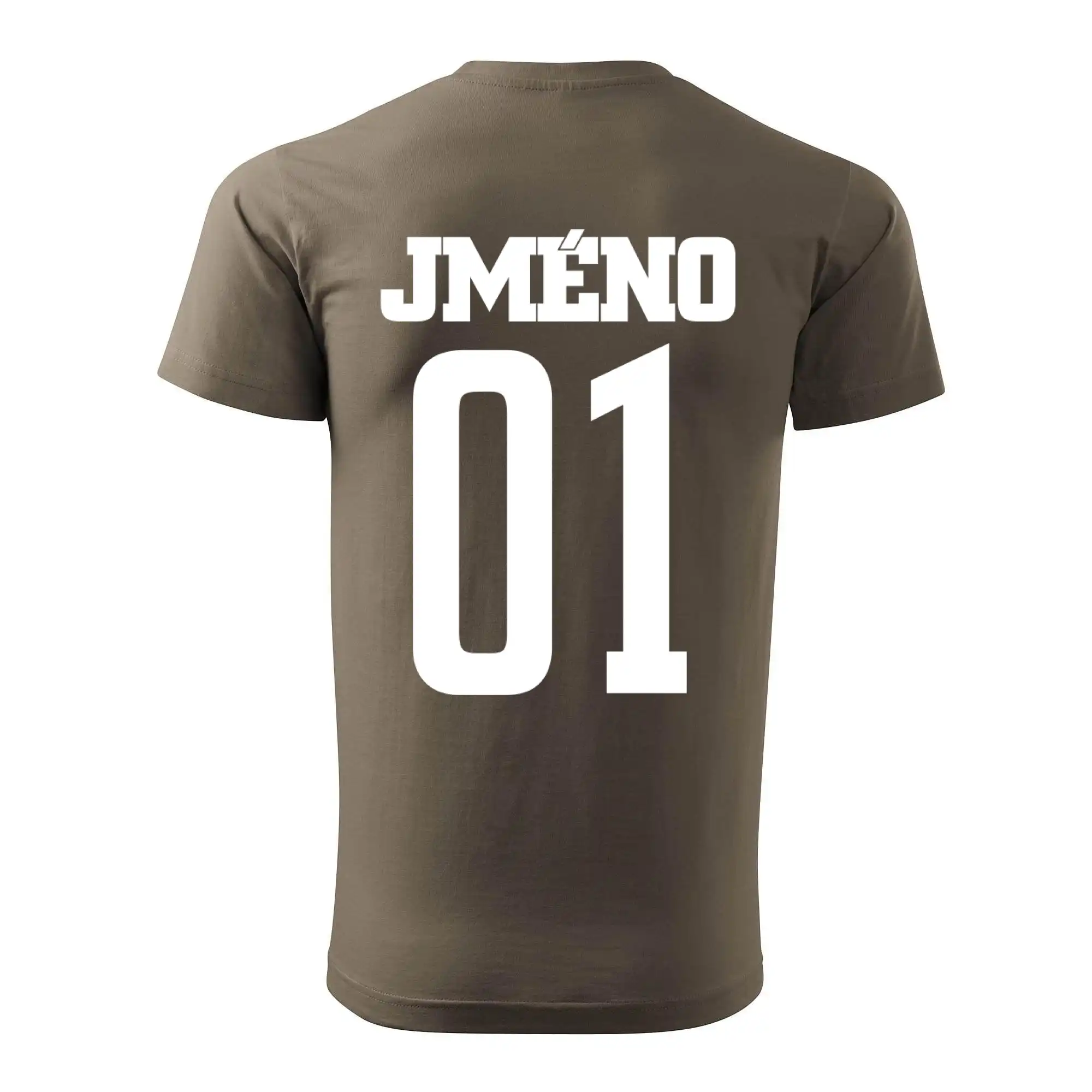 Fotbalový dres - vlastní jméno a číslo