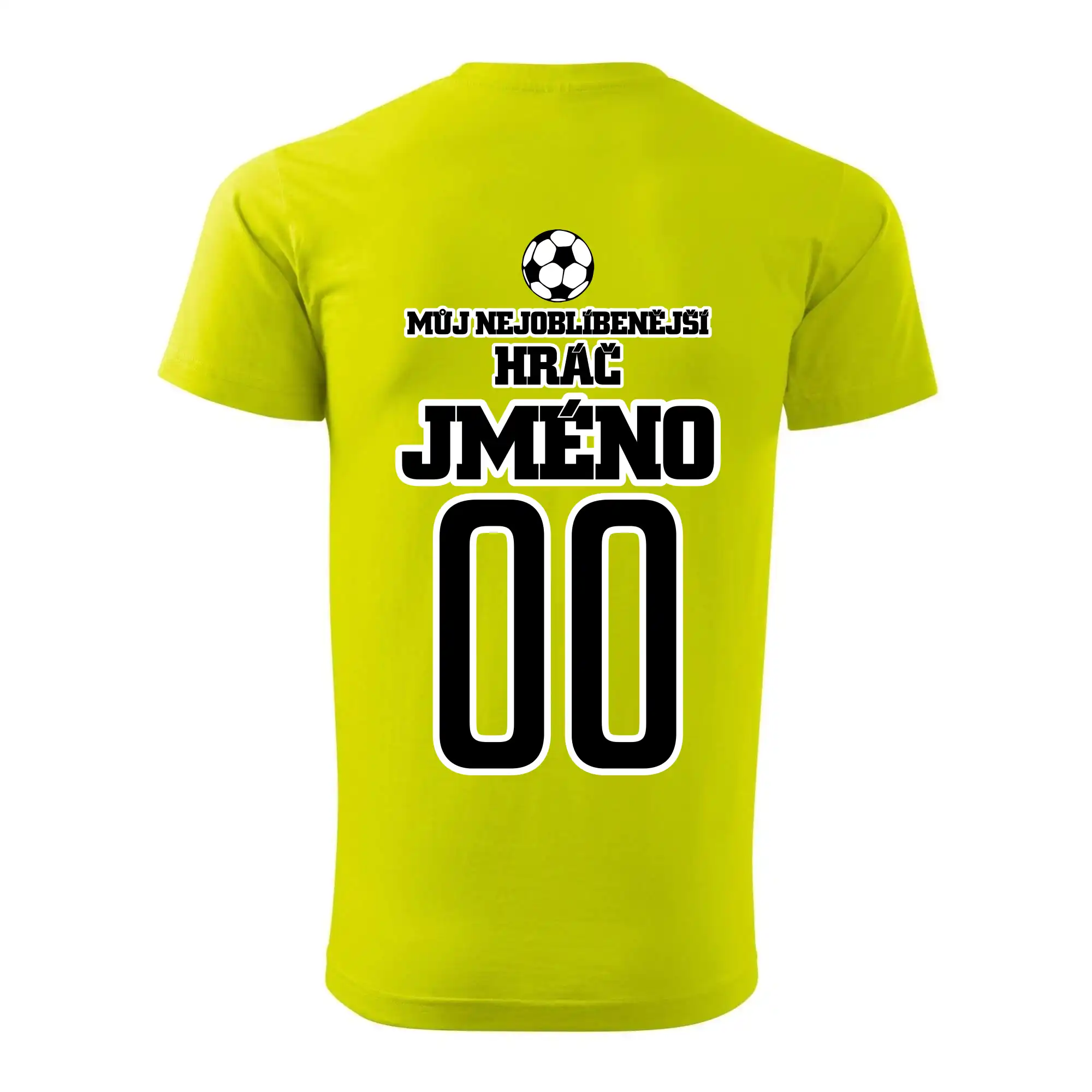 Můj nejoblíbenější hráč - Vaše jméno a číslo