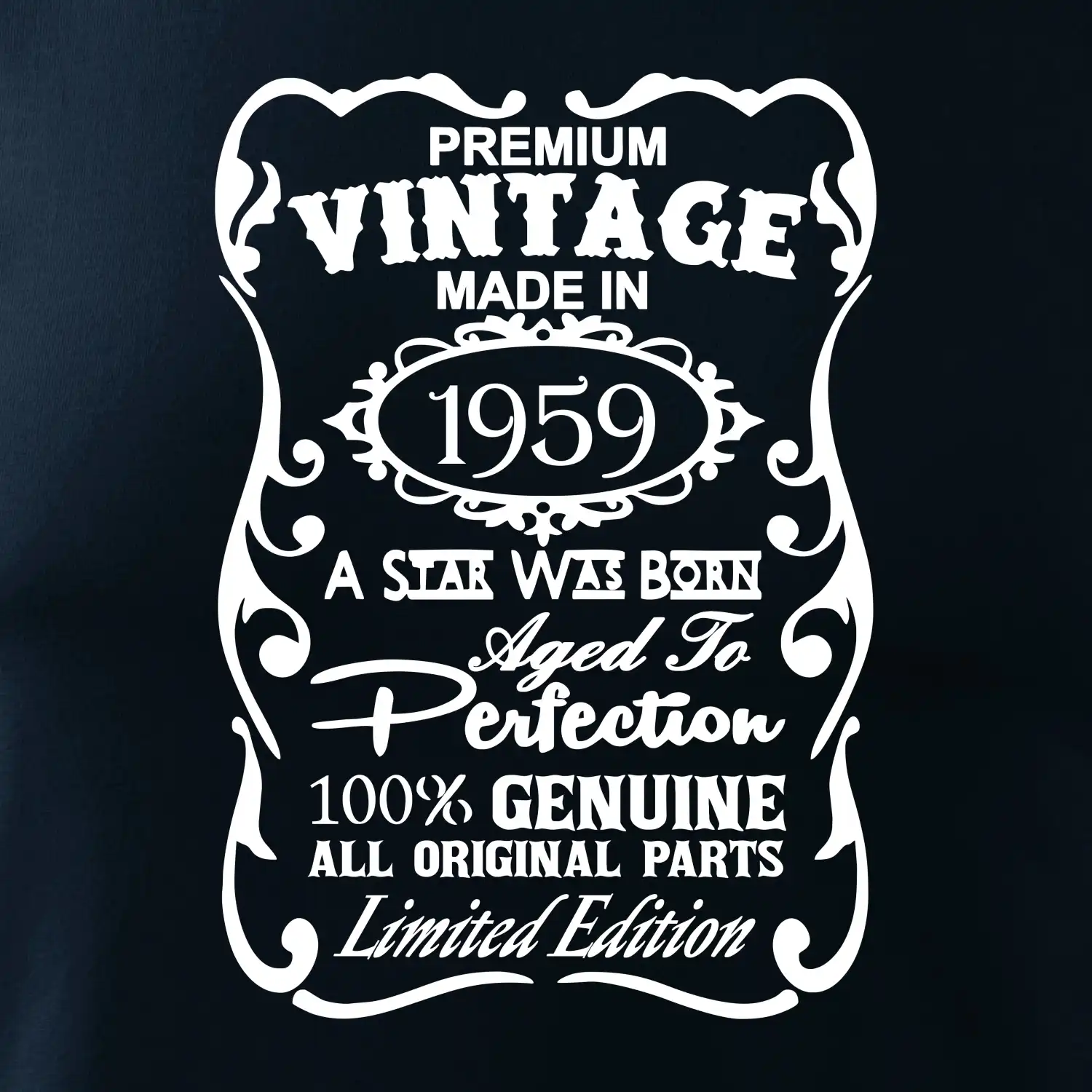 Vintage Etiketa - 1959