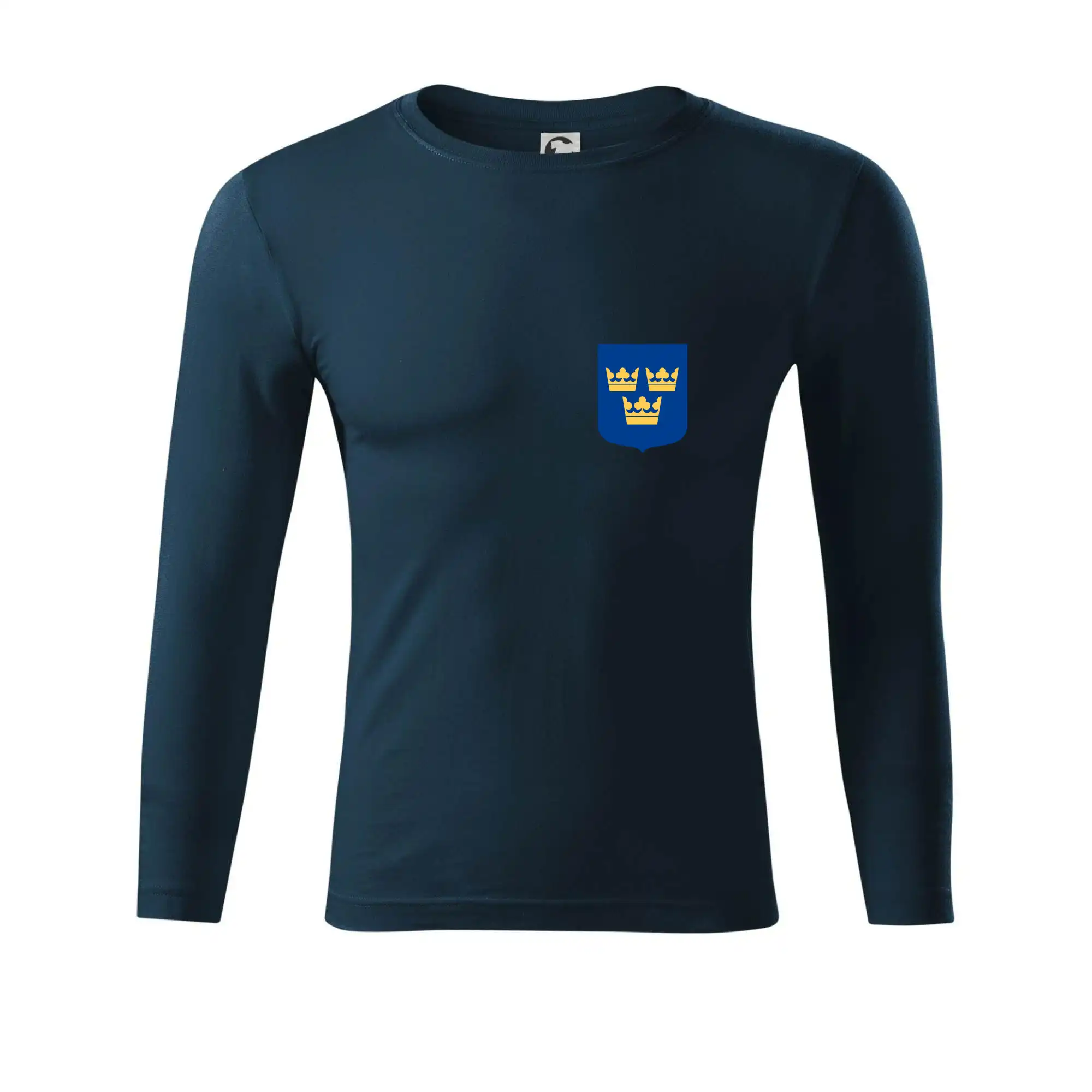 Švédský znak tři korunky na prso