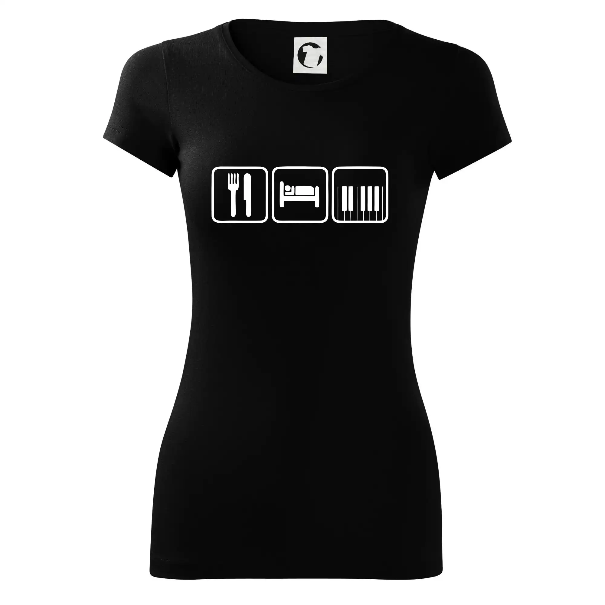 Eat sleep piano v řadě