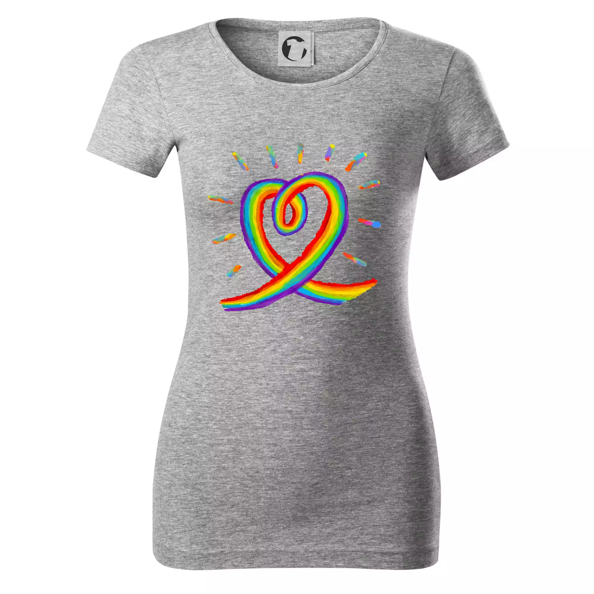 Srdce pride duha kreslená