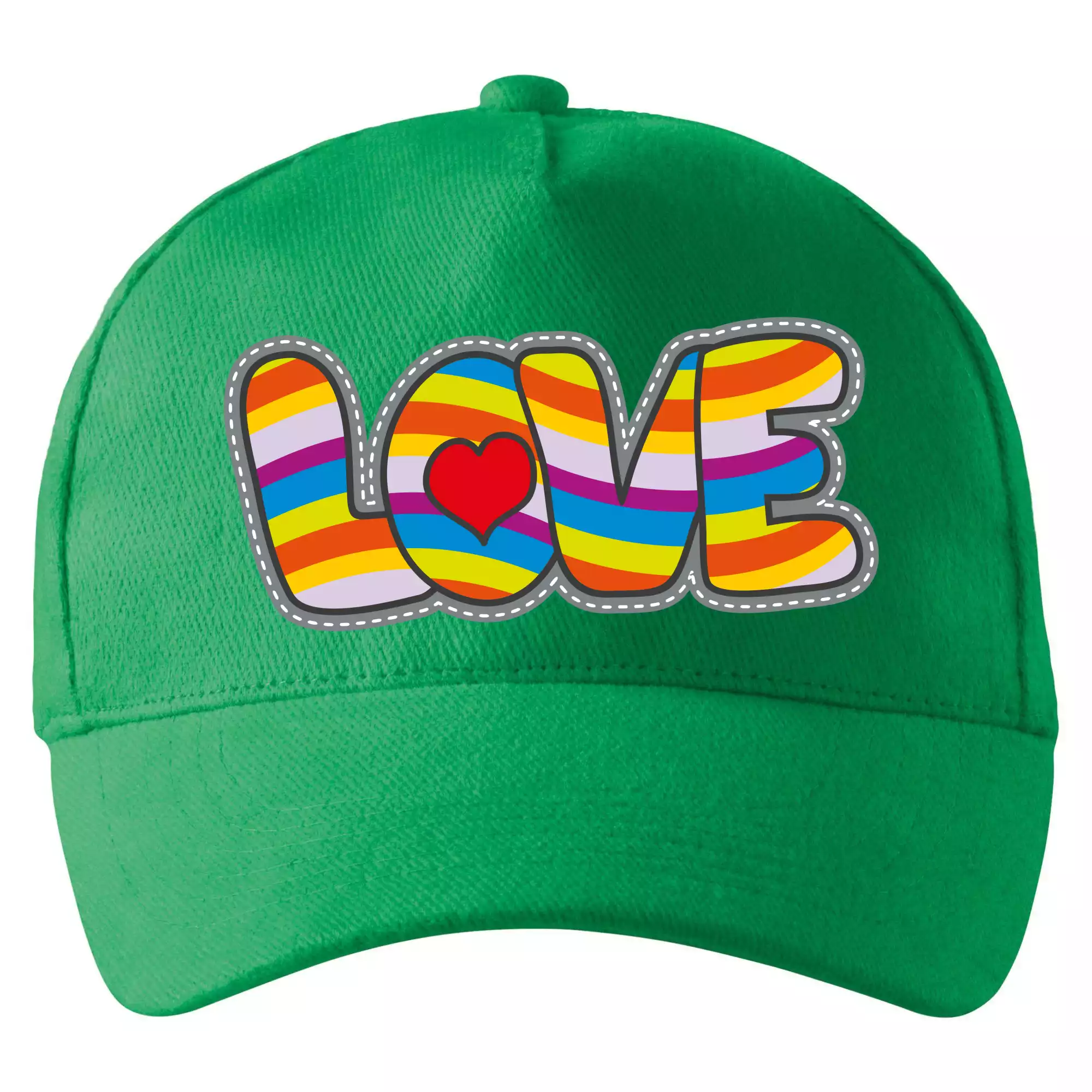 Love nápis duhový