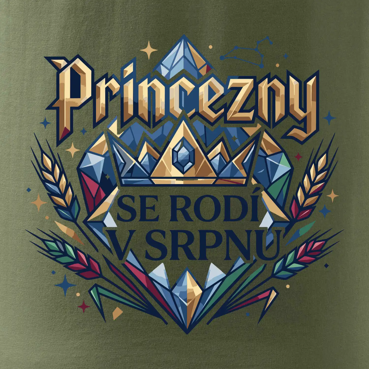 Diamant princezny se rodí v srpnu