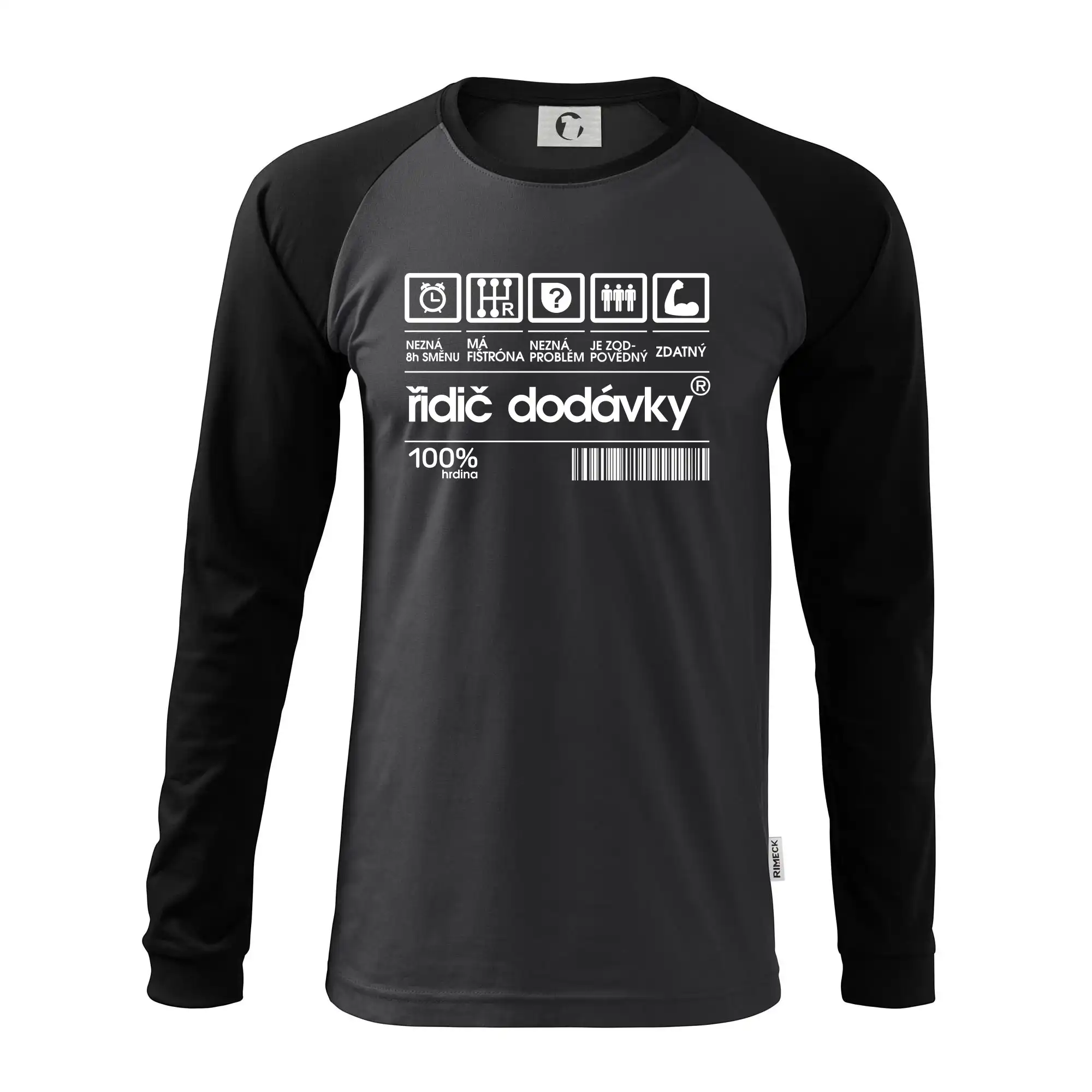 Čárový kód - řidič dodávky