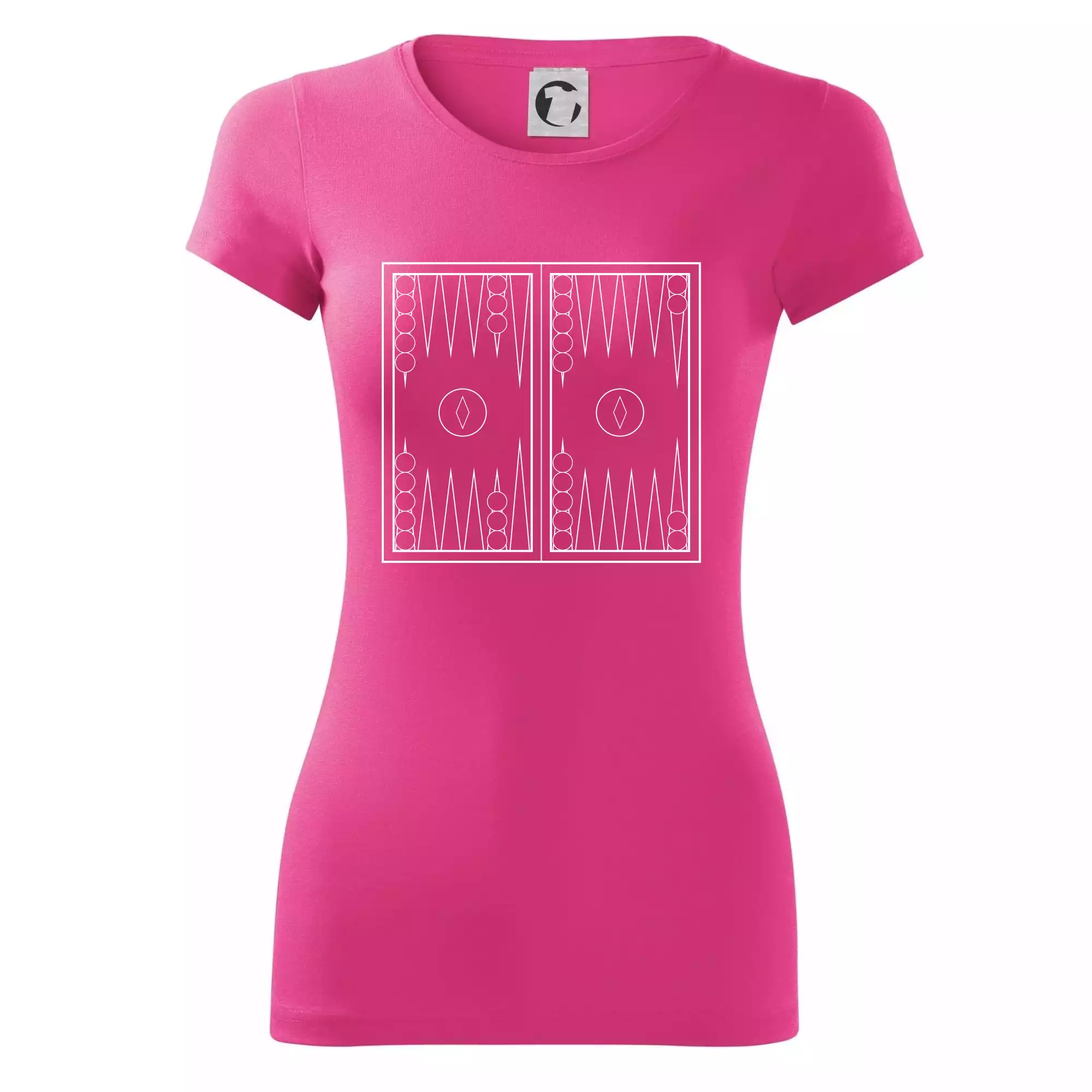 Backgammon černobílý