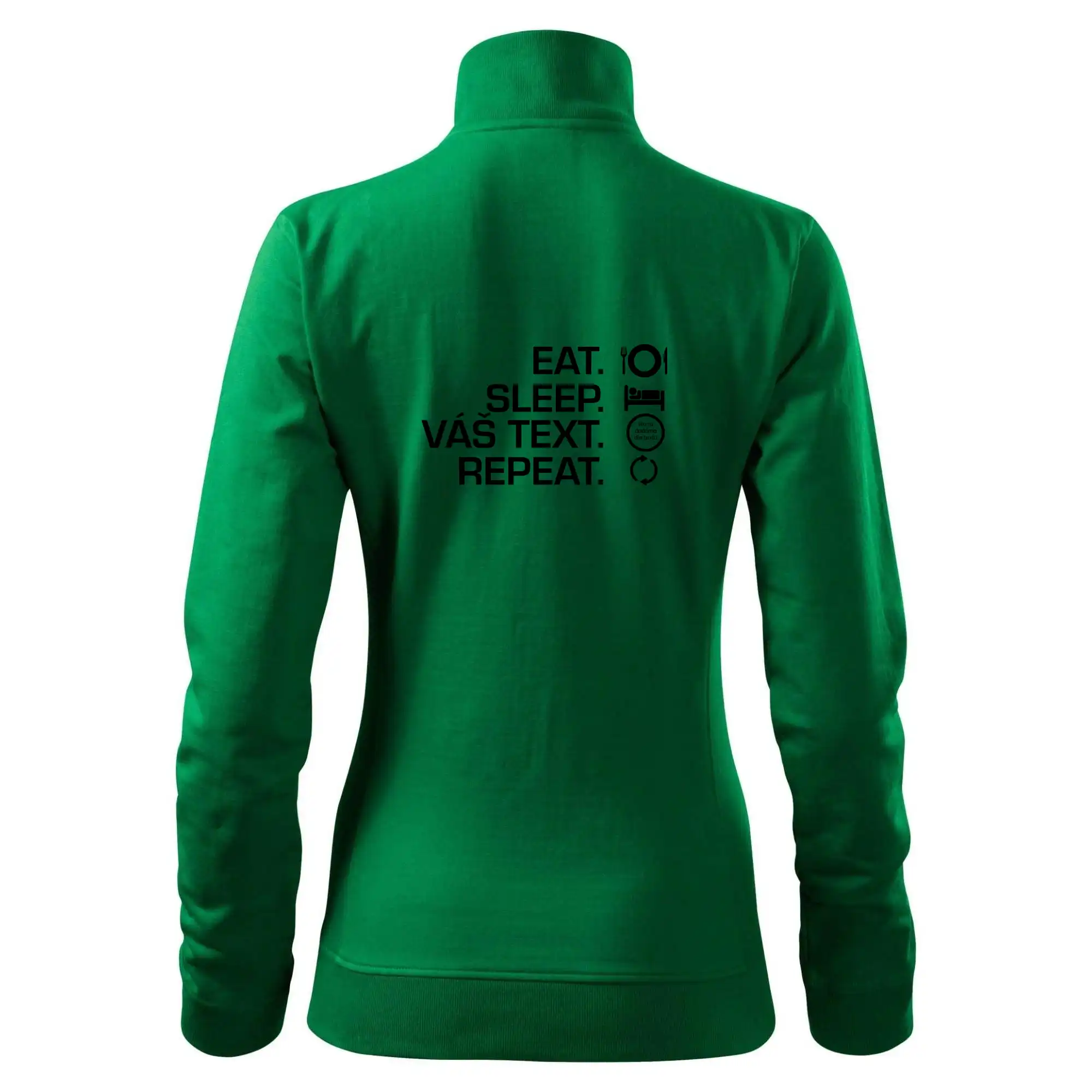 Eat sleep repeat vlastní text