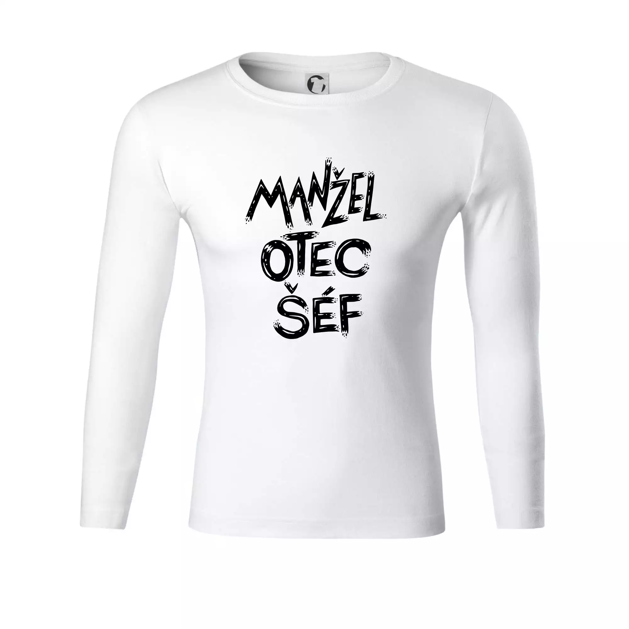 Manžel otec šéf - nápis štětkou (Pecka design)