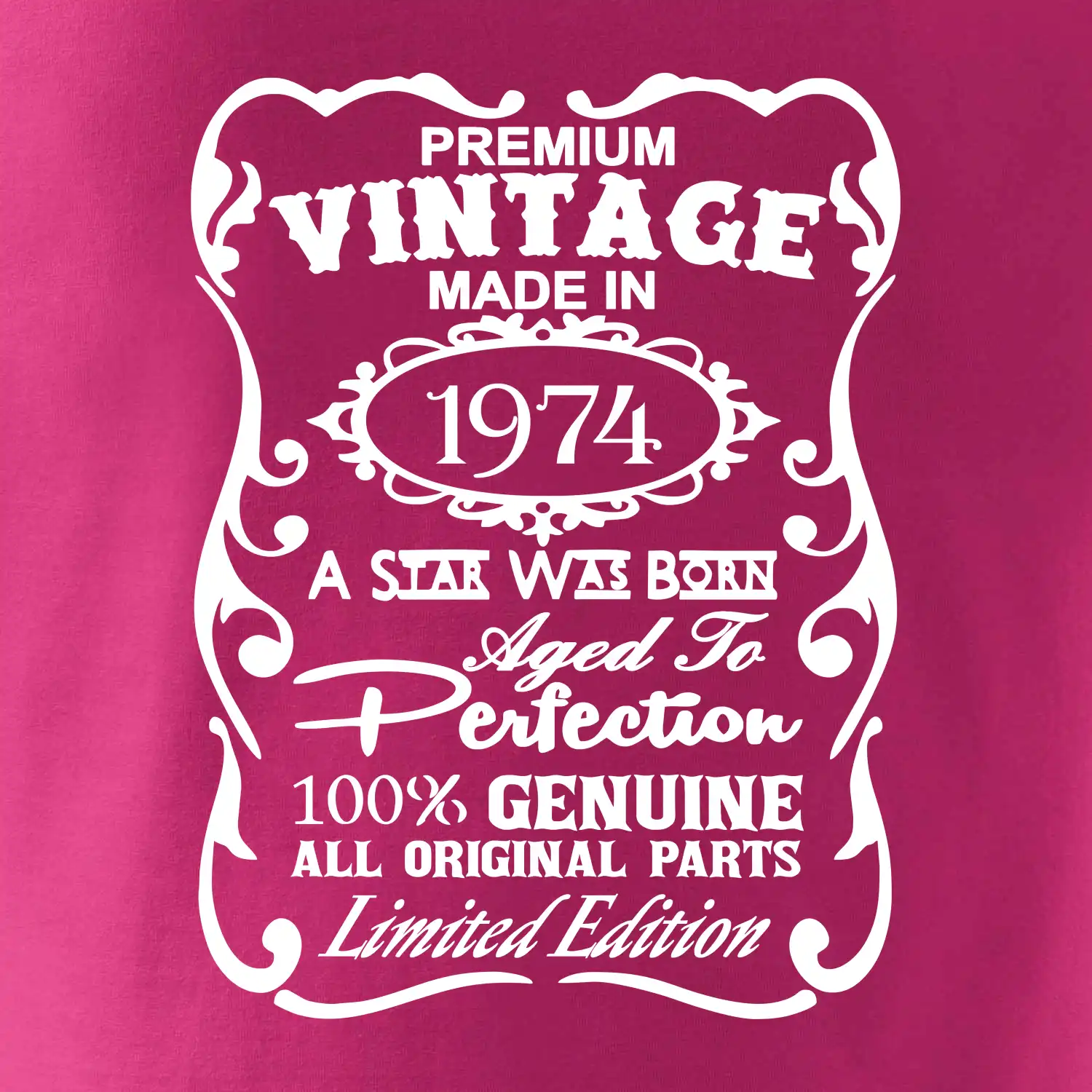 Vintage Etiketa - 1974