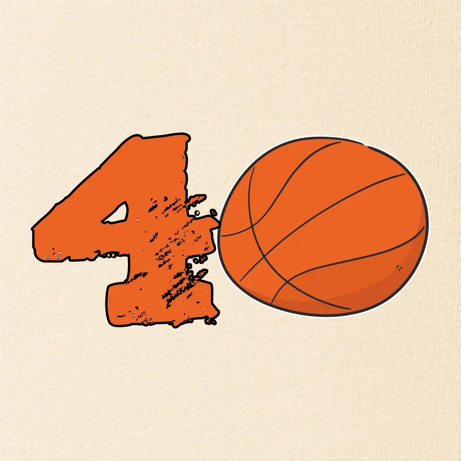 Basketball kulaté narozeniny 40